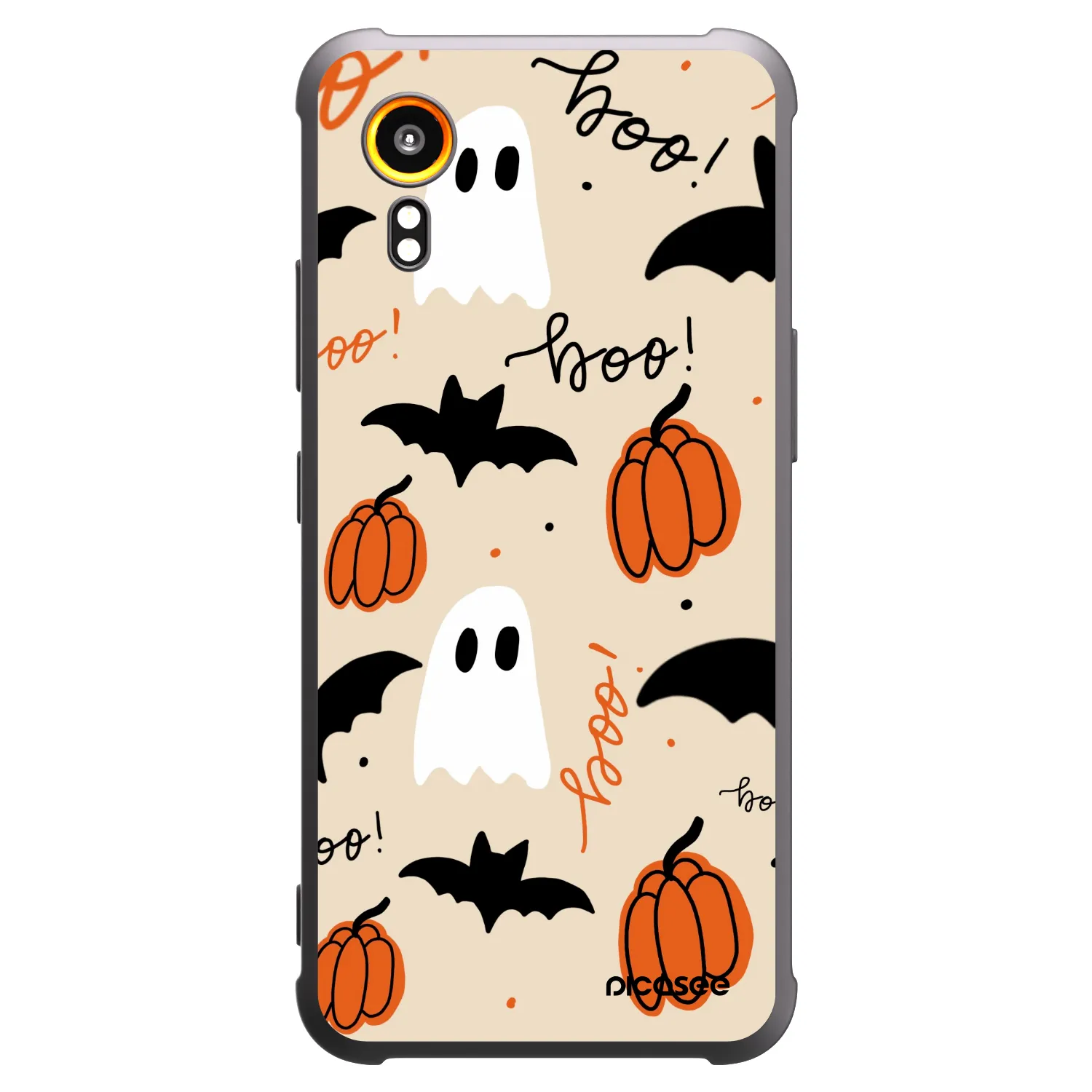 Picasee husă neagră din silicon pentru Samsung Galaxy XCover 7 - Halloween 26