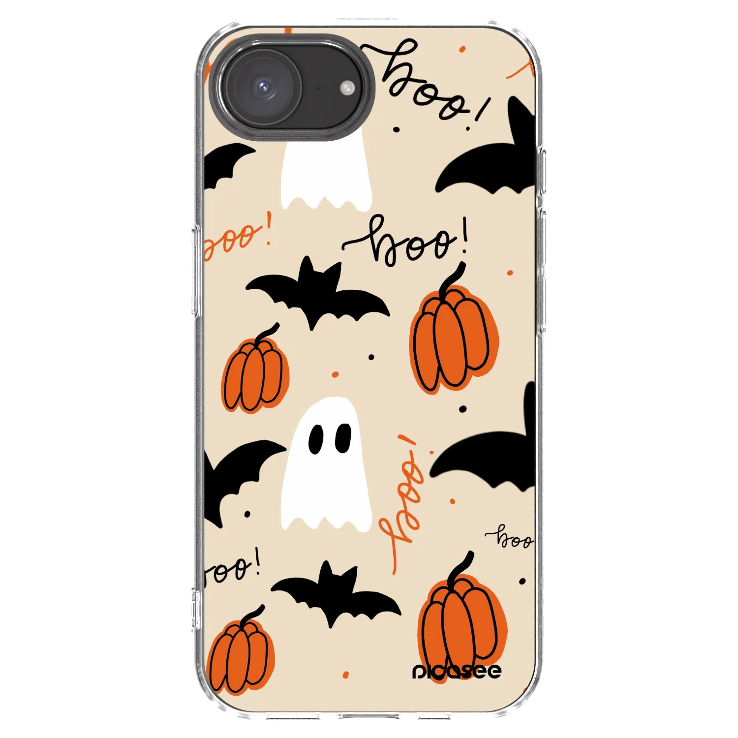 Picasee husă transparentă din silicon pentru Apple iPhone 17e - Halloween 26