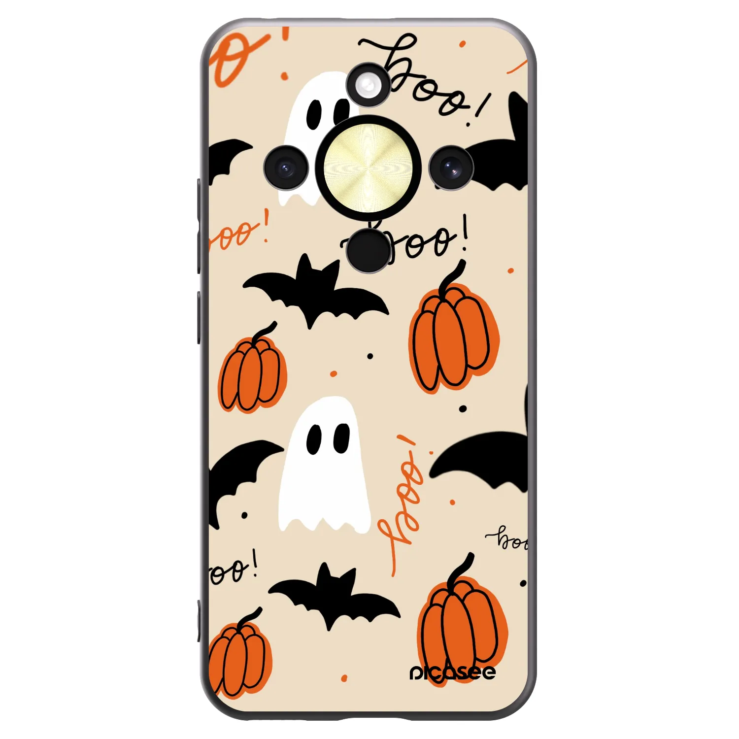 Picasee husă neagră din silicon pentru Honor Magic8 Lite 5G - Halloween 26
