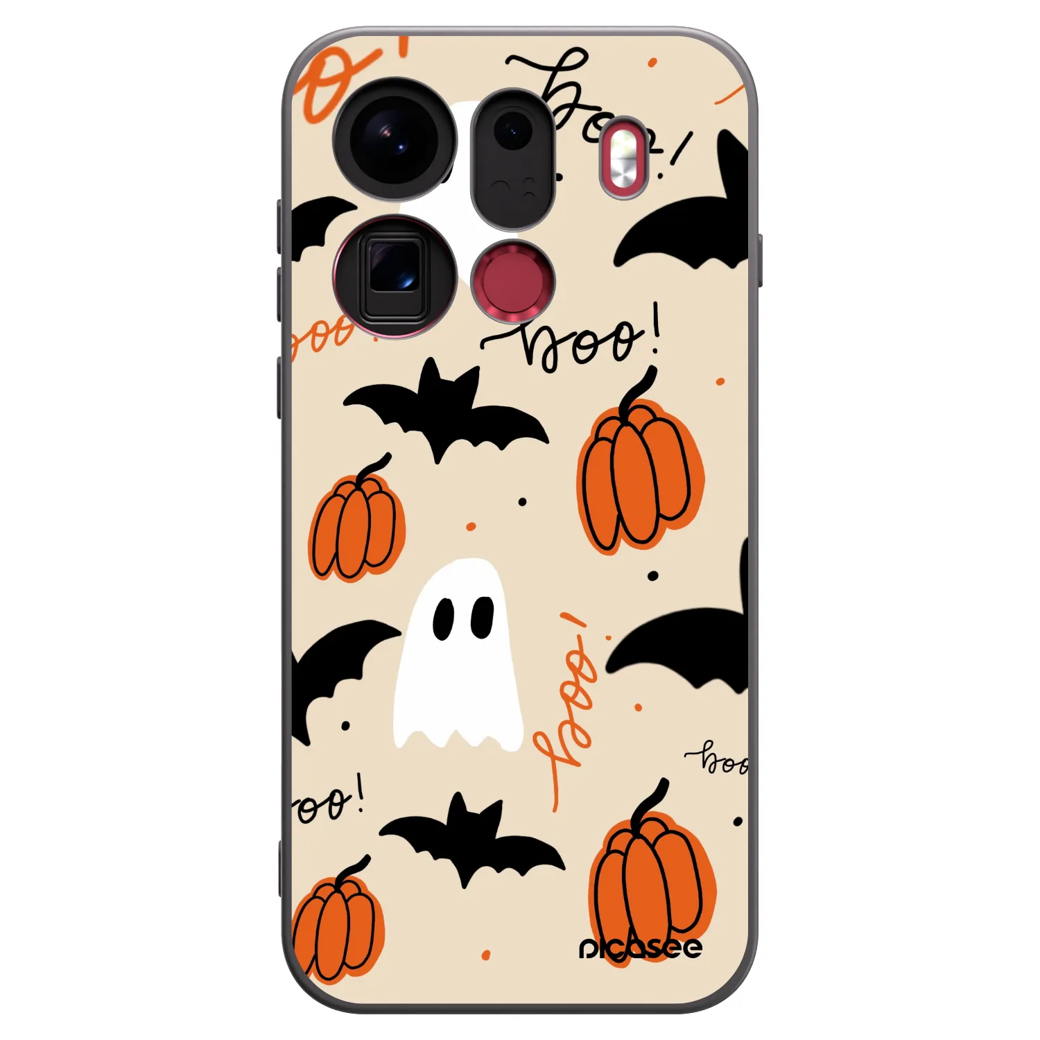 Picasee husă neagră din silicon pentru OPPO Find X9 Pro - Halloween 26