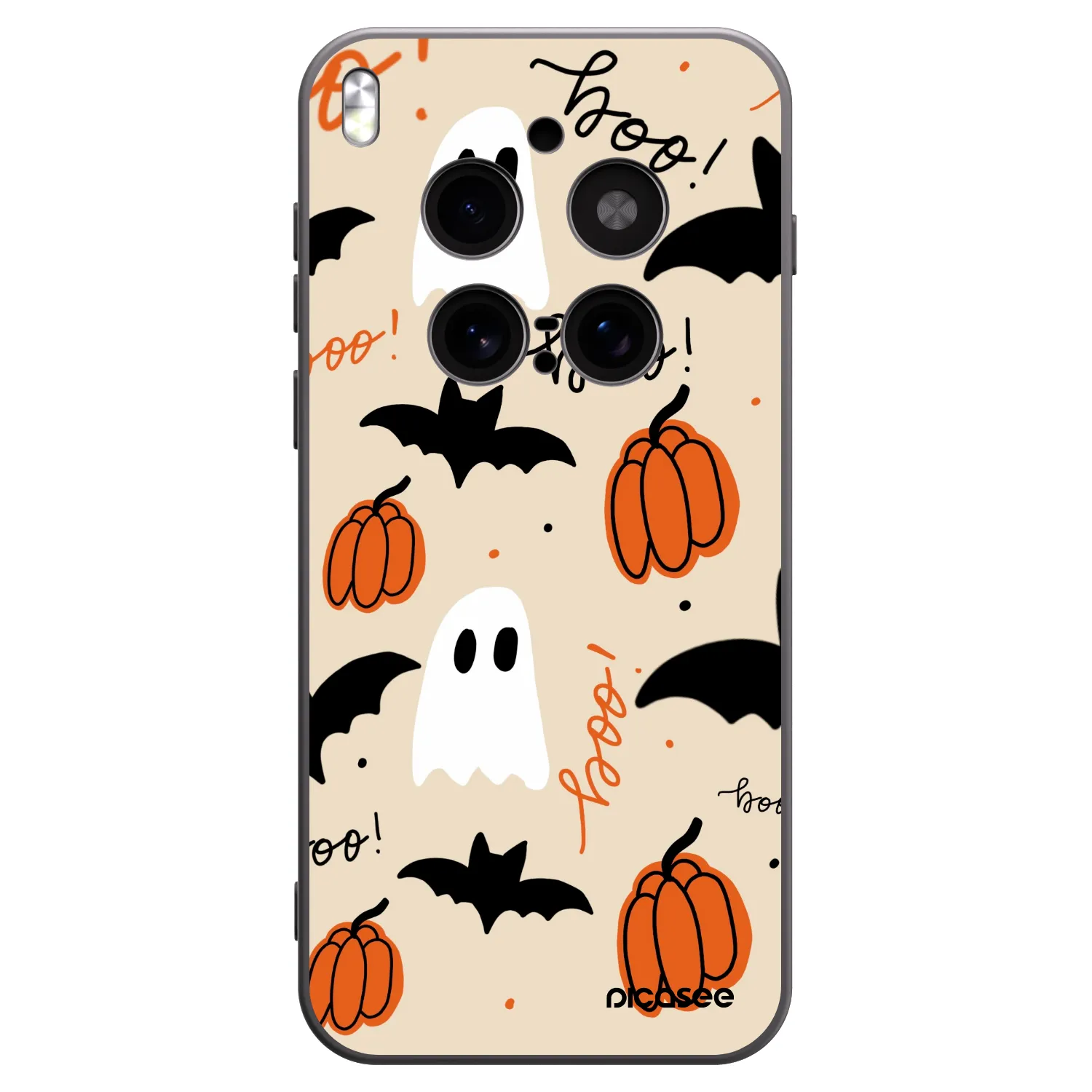 Picasee husă neagră din silicon pentru Vivo X300 Pro - Halloween 26