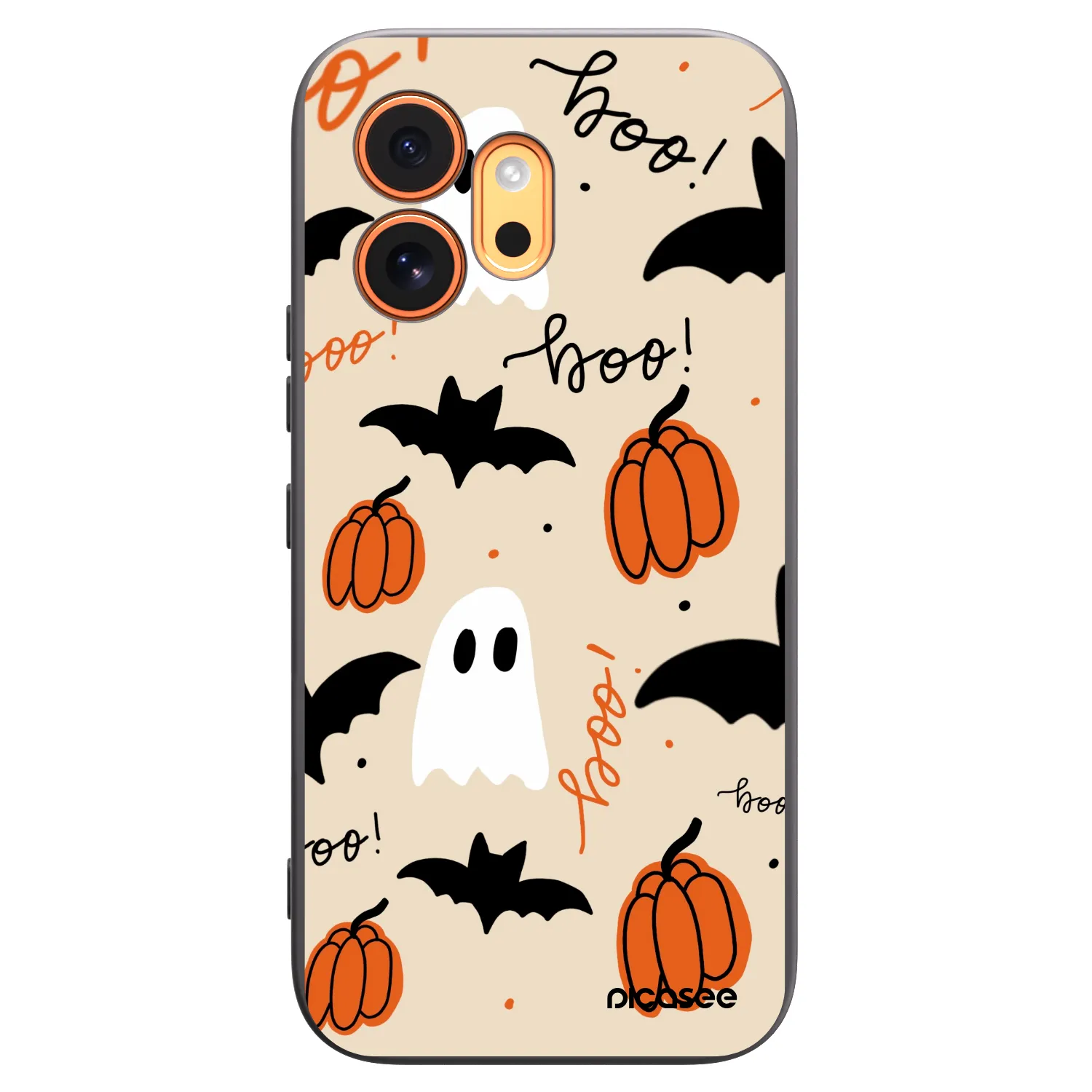Picasee husă neagră din silicon pentru Honor 600 - Halloween 26
