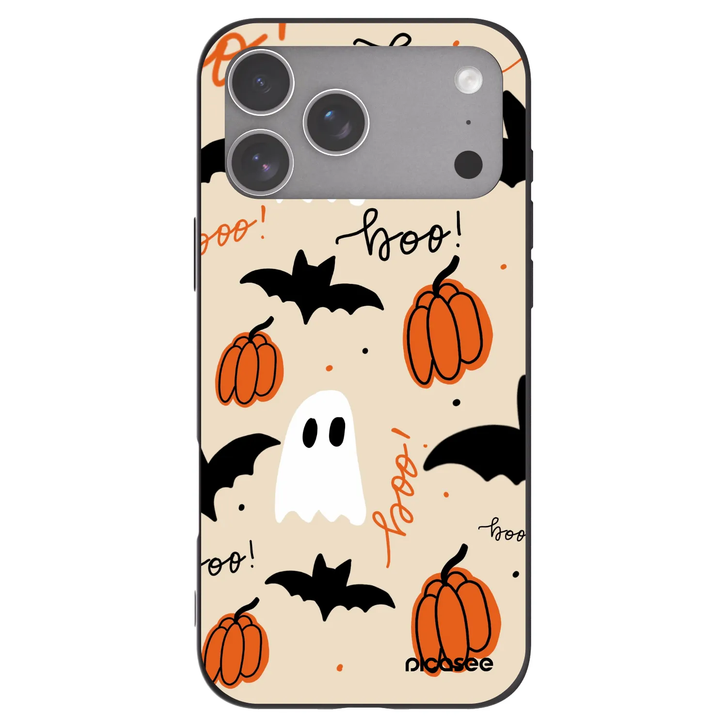 Picasee husă neagră din silicon pentru Apple iPhone 18 Pro Max - Halloween 26