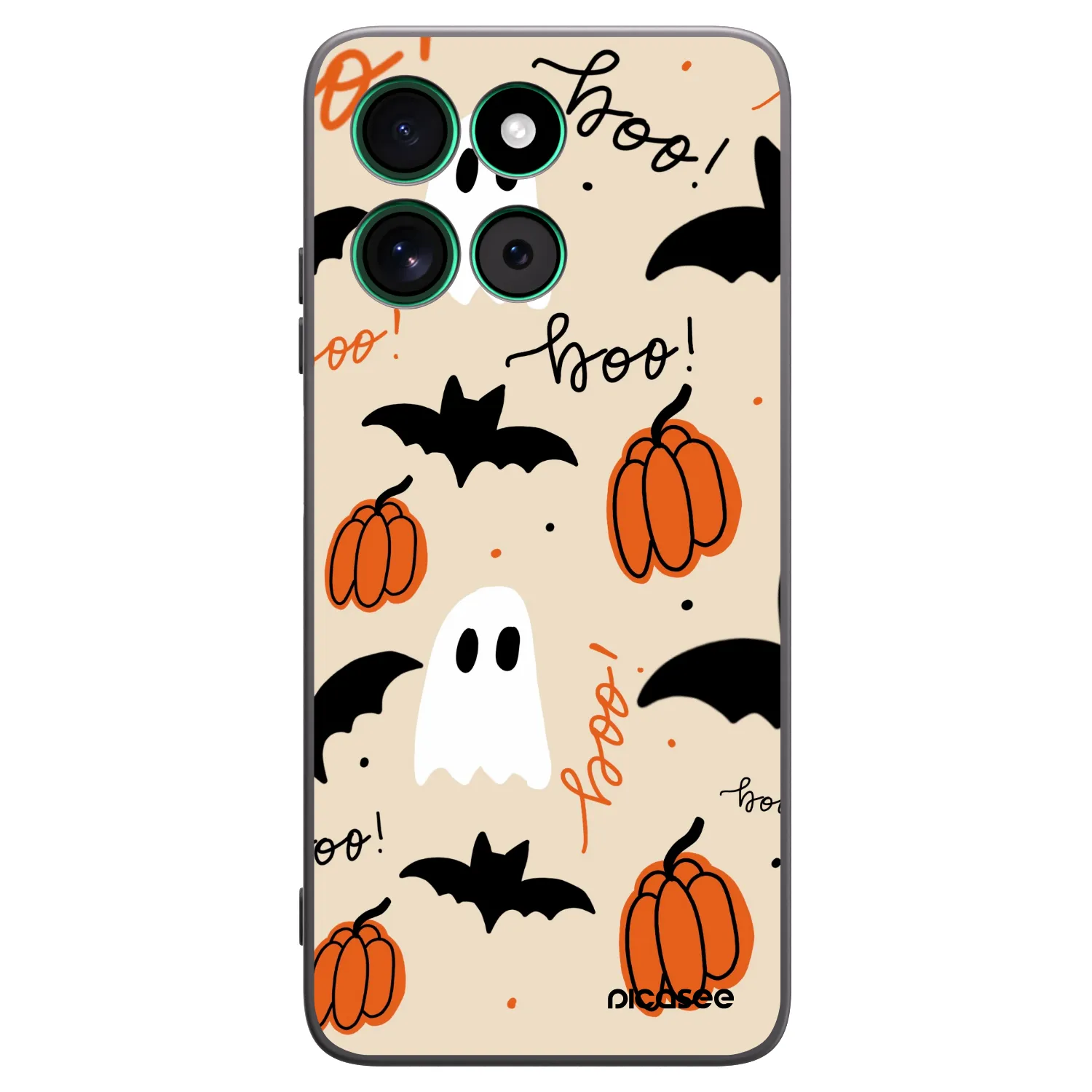 Picasee husă neagră din silicon pentru Motorola Moto G57 Power - Halloween 26