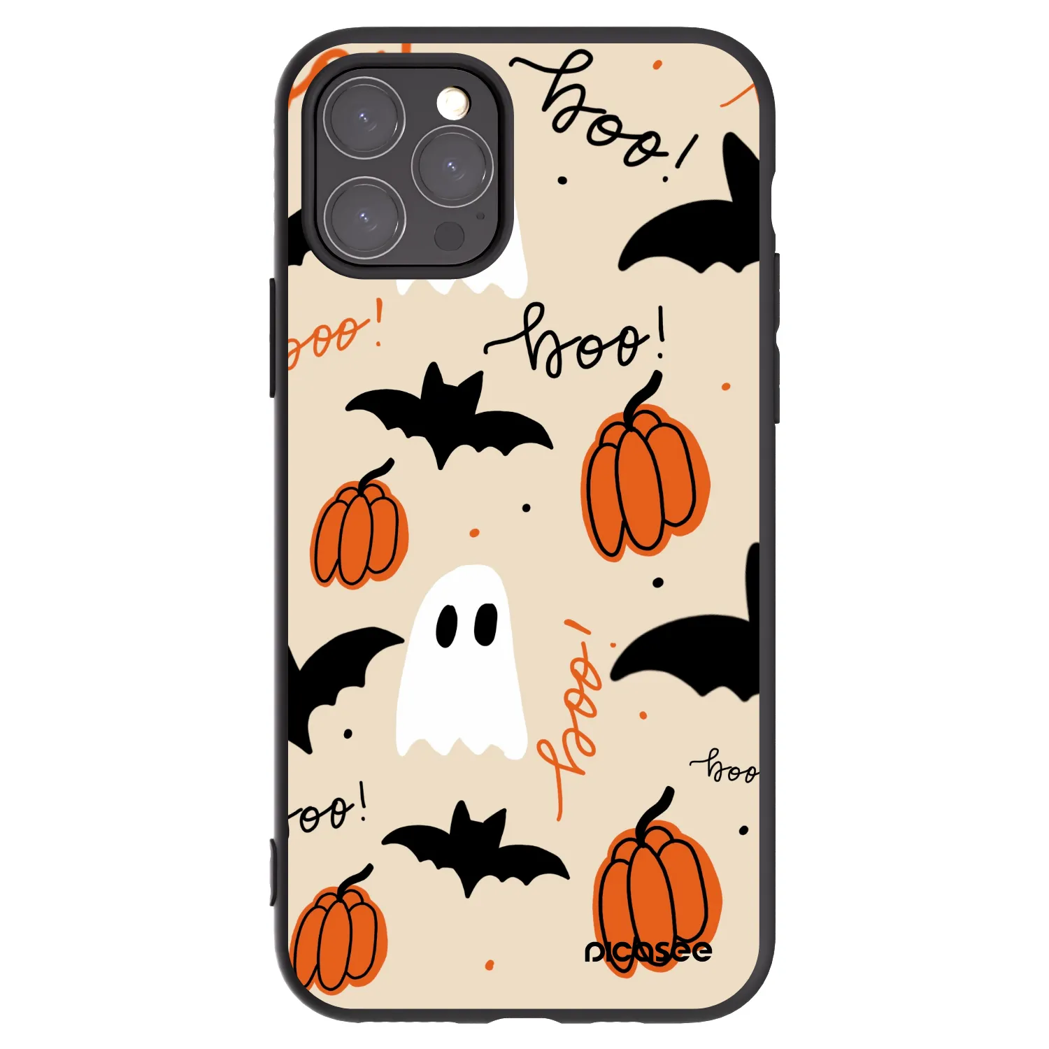Picasee husă neagră din silicon pentru Apple iPhone 11 Pro - Halloween 26