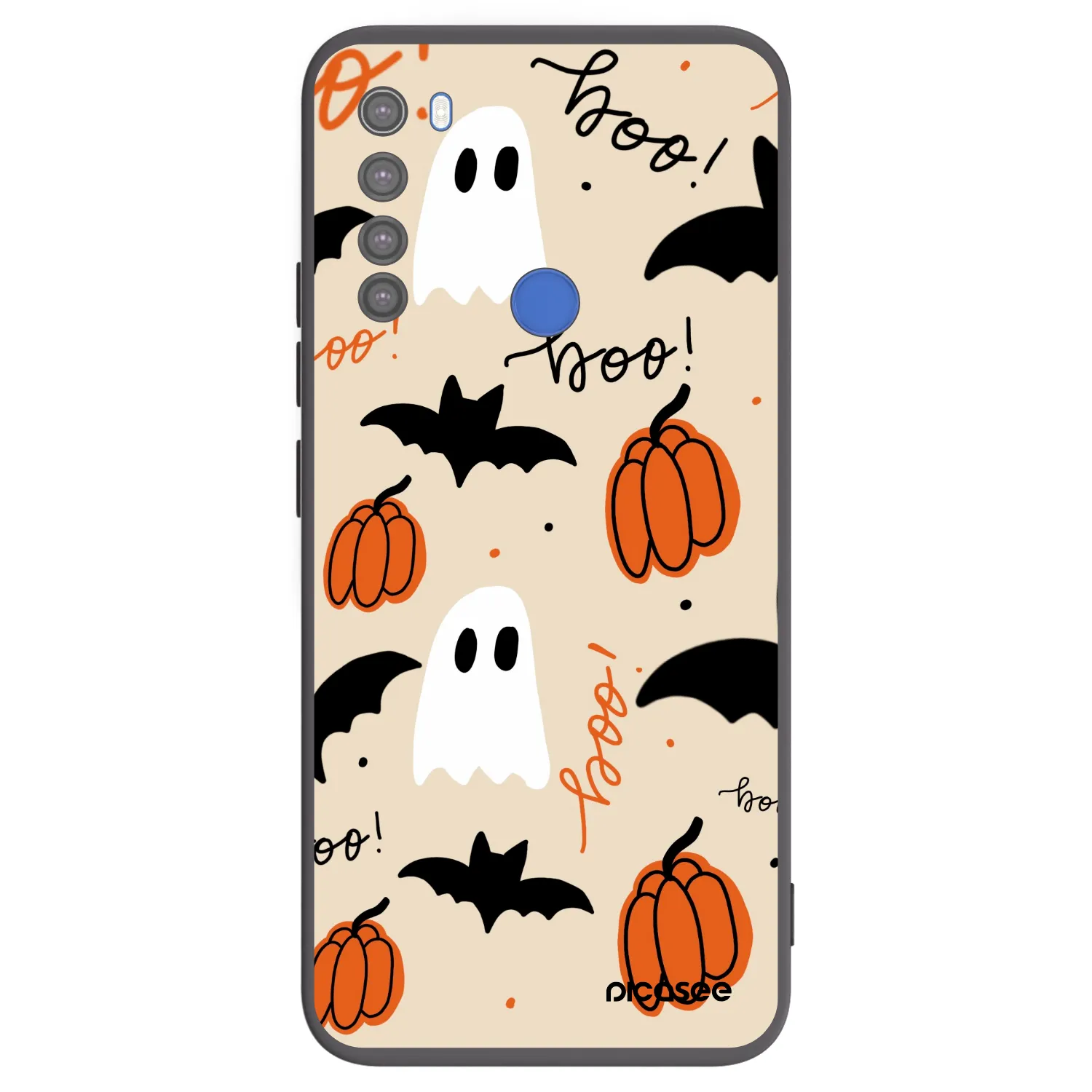 Picasee husă neagră din silicon pentru Xiaomi Redmi Note 8T - Halloween 26