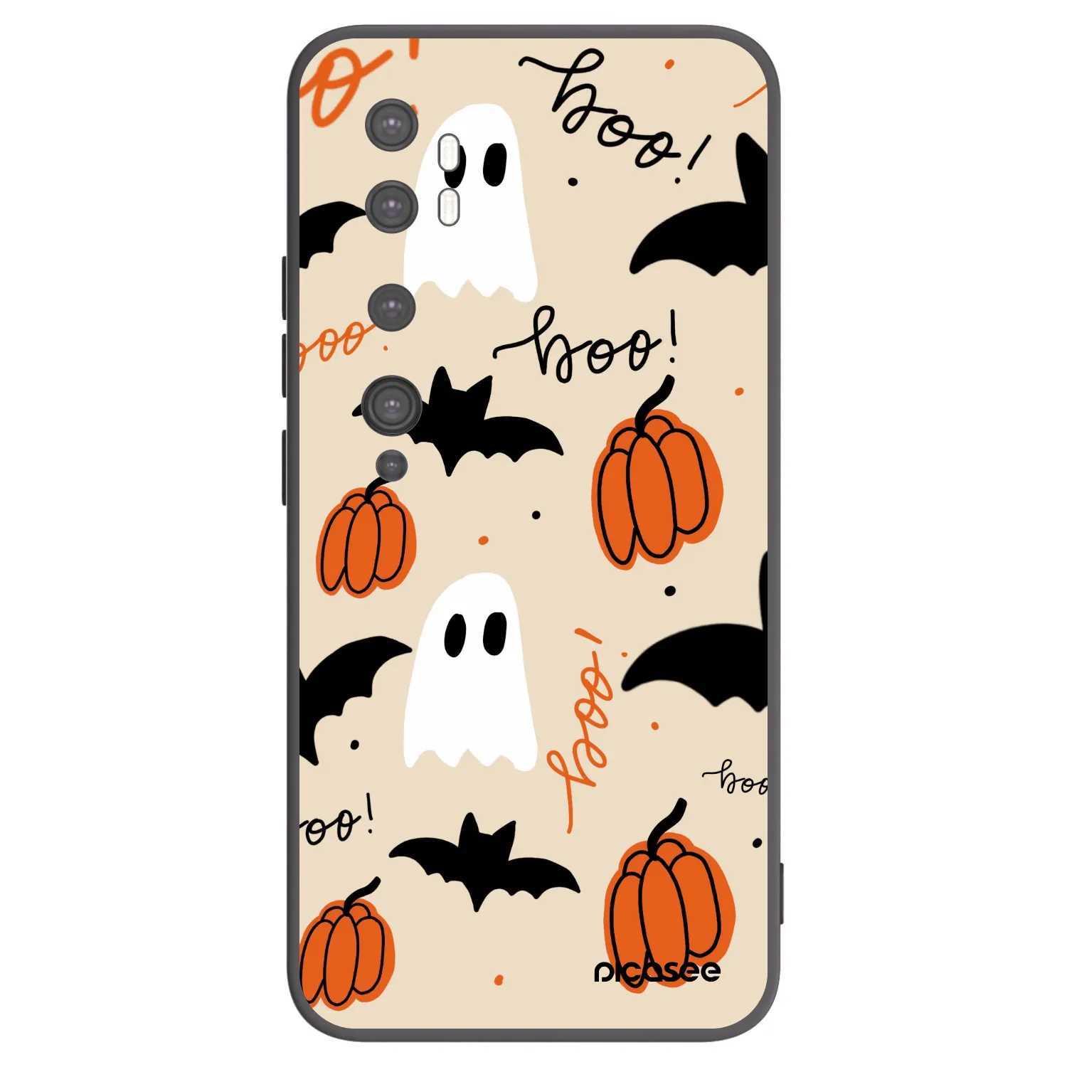Picasee husă neagră din silicon pentru Xiaomi Mi Note 10 (Pro) - Halloween 26
