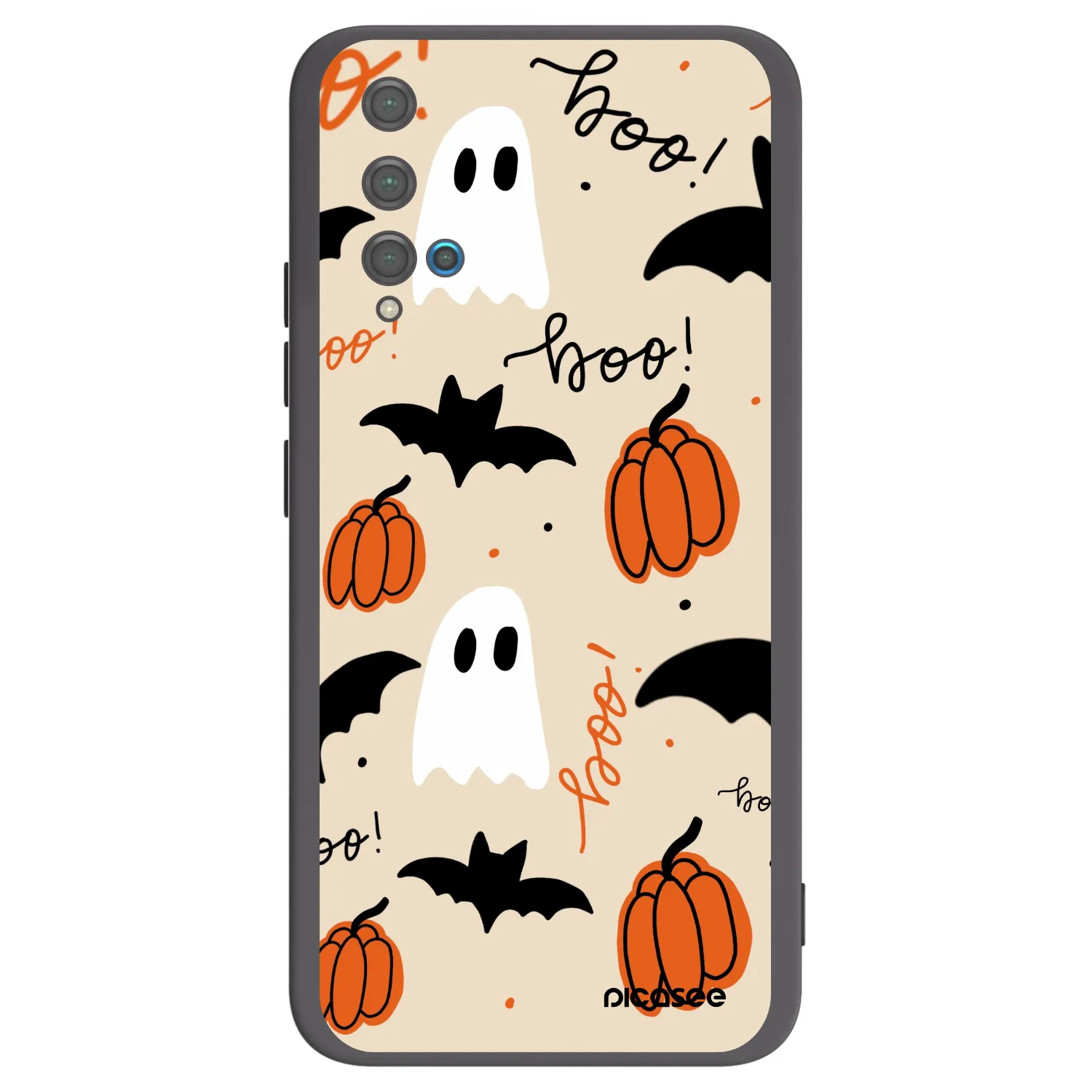 Picasee husă neagră din silicon pentru Huawei Nova 5T - Halloween 26