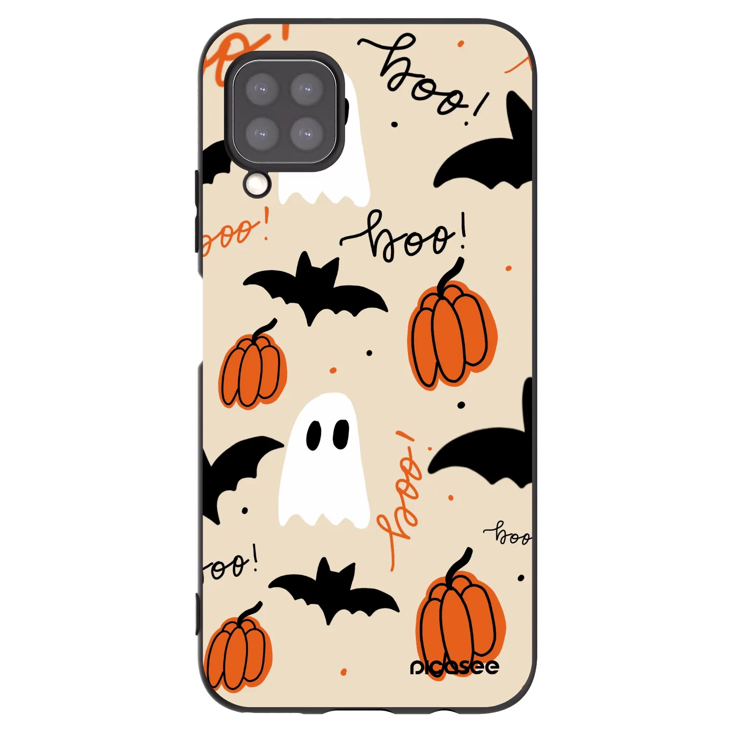 Picasee husă neagră din silicon pentru Huawei P40 Lite - Halloween 26