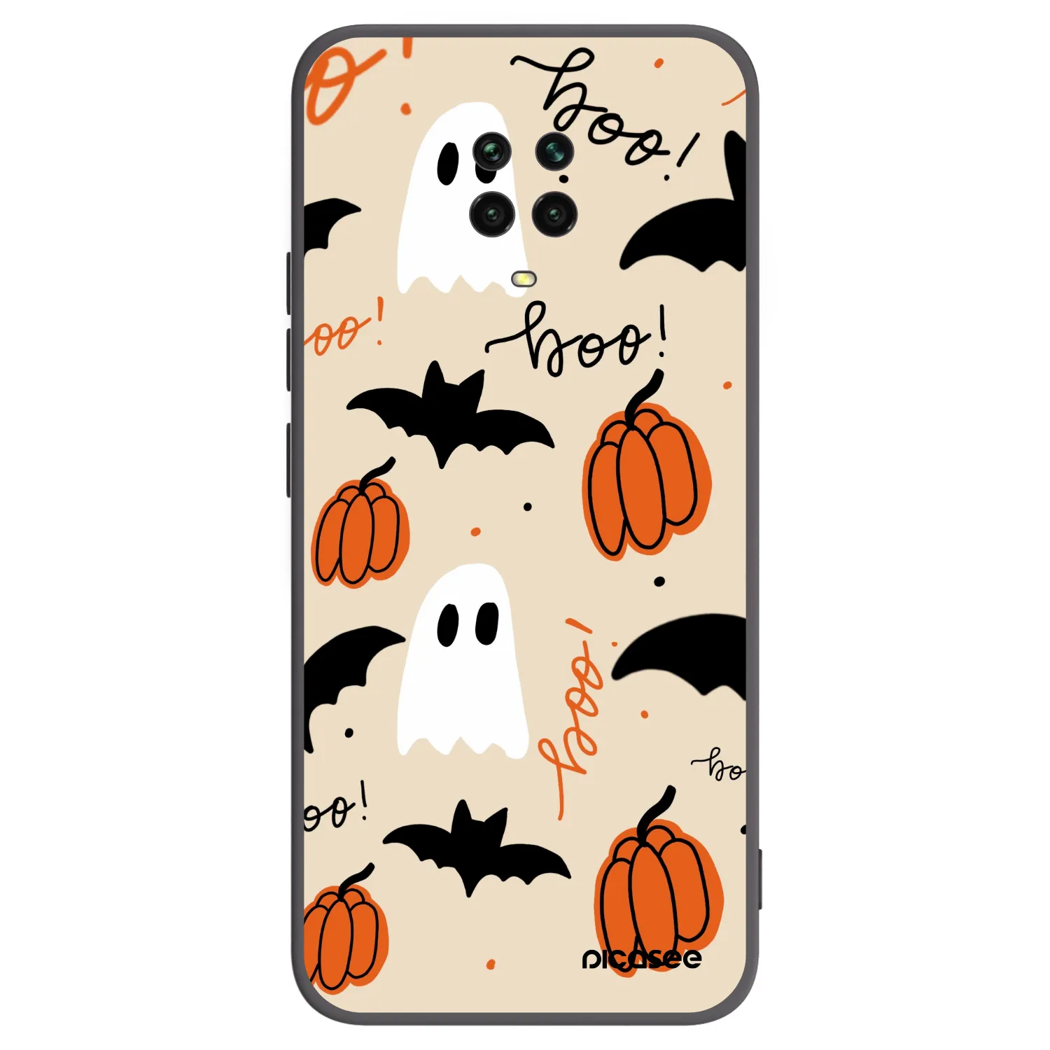 Picasee husă neagră din silicon pentru Xiaomi Redmi Note 9S - Halloween 26