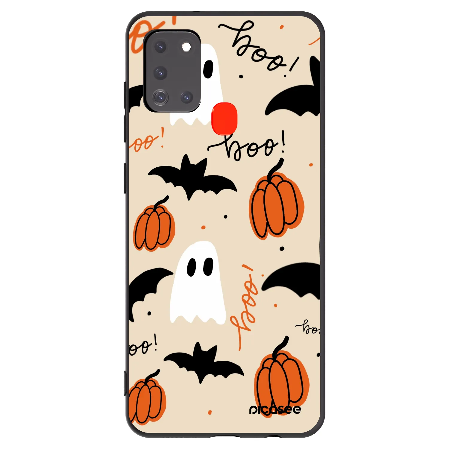 Picasee husă neagră din silicon pentru Samsung Galaxy A21s - Halloween 26