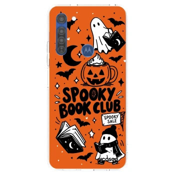 Husă pentru Motorola Moto G8 - Spooky book club