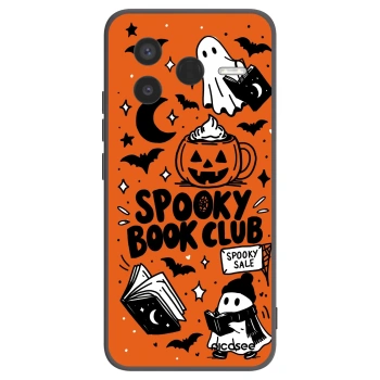 Picasee husă neagră din silicon pentru Xiaomi Poco F7 Pro 5G - Spooky book club