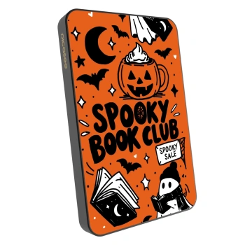 Powerbank cu MagSafe 5 000 mAh cu design propriu Gri - Spooky book club