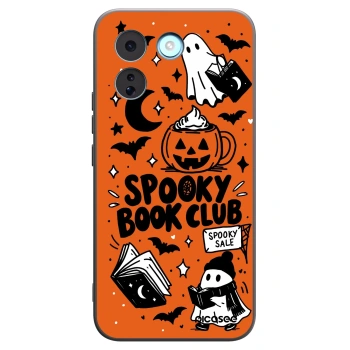 Picasee husă neagră din silicon pentru Xiaomi Redmi Note 17 Pro MAX 5G - Spooky book club
