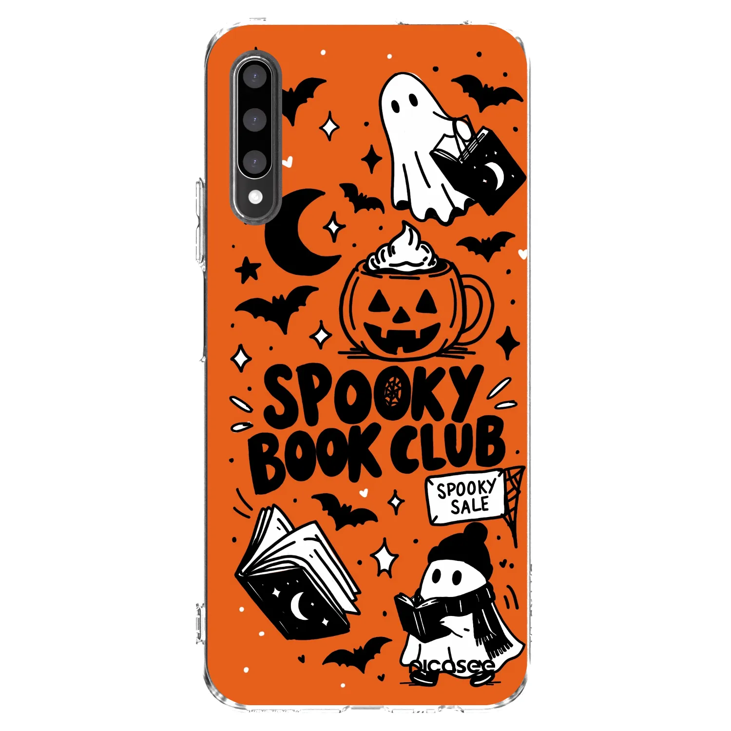 Picasee husă transparentă din silicon pentru Honor 9X Pro - Spooky book club
