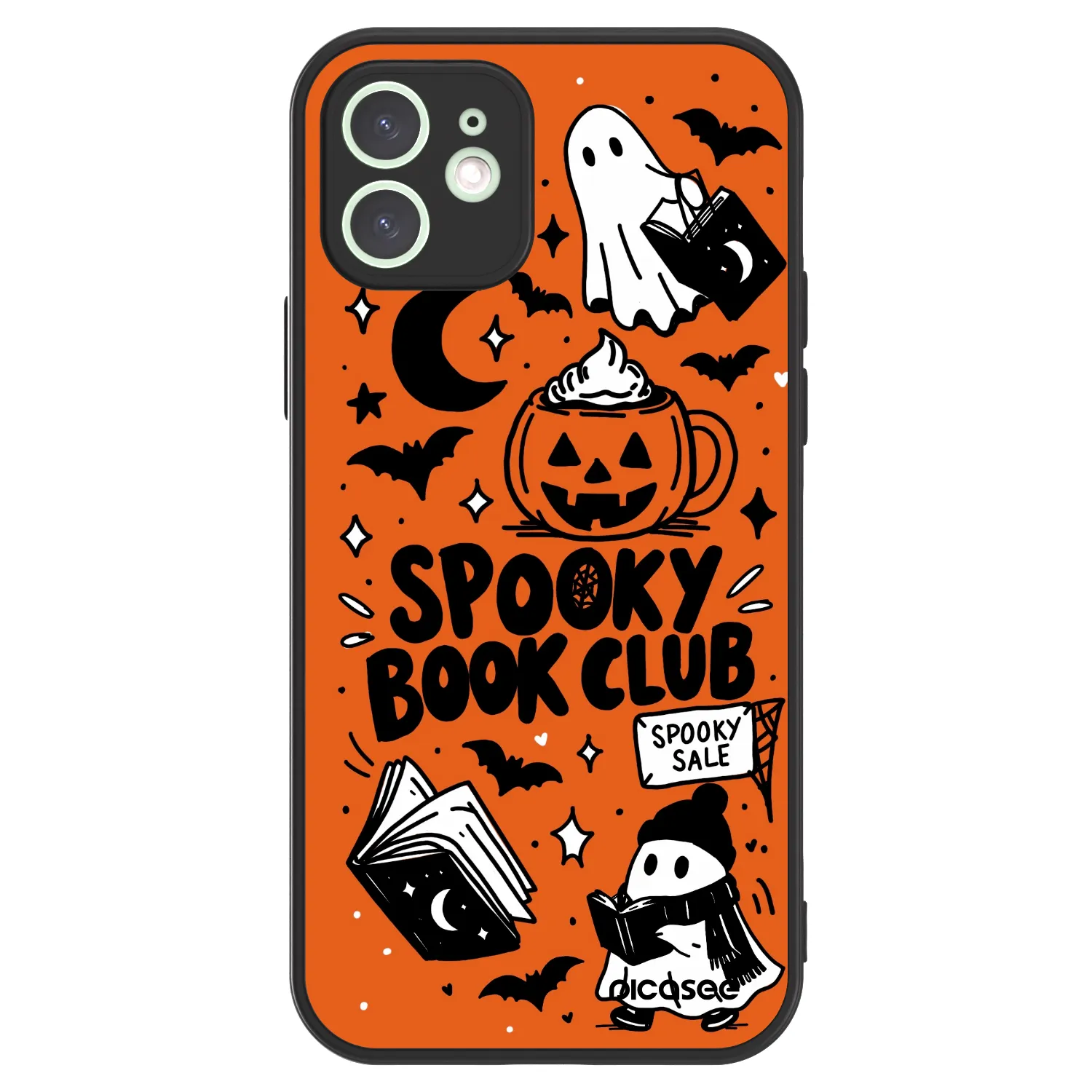 Picasee ULTIMATE CASE pentru Apple iPhone 12 - Spooky book club
