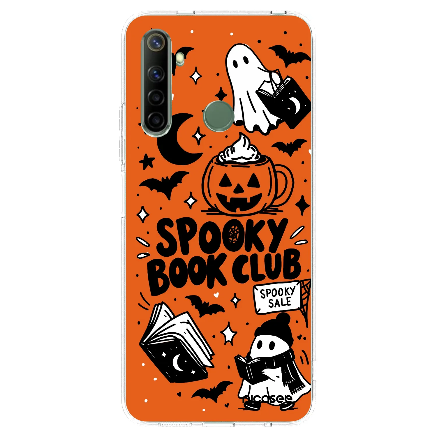 Picasee husă transparentă din silicon pentru Realme 6i - Spooky book club