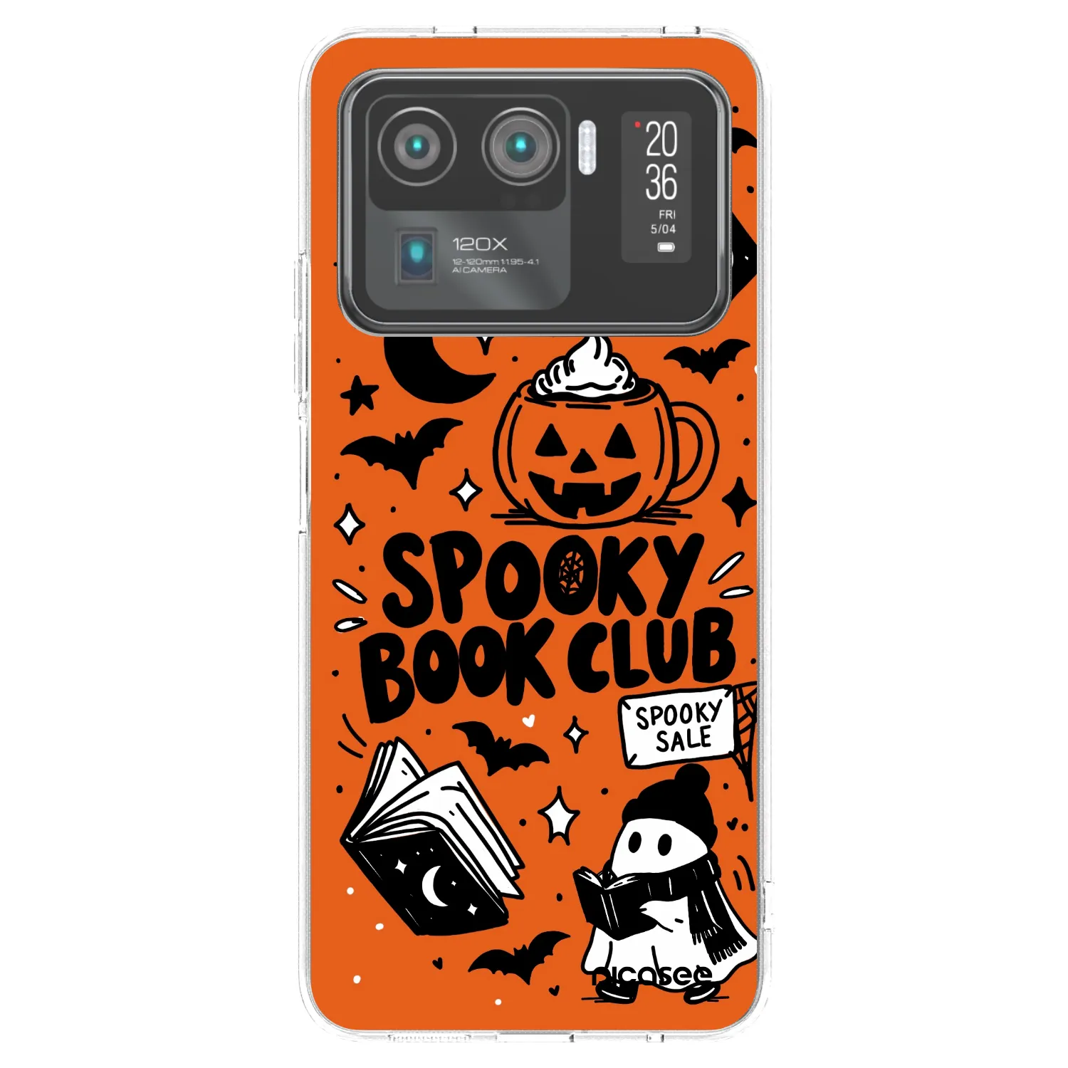 Picasee husă transparentă din silicon pentru Xiaomi Mi 11 Ultra - Spooky book club