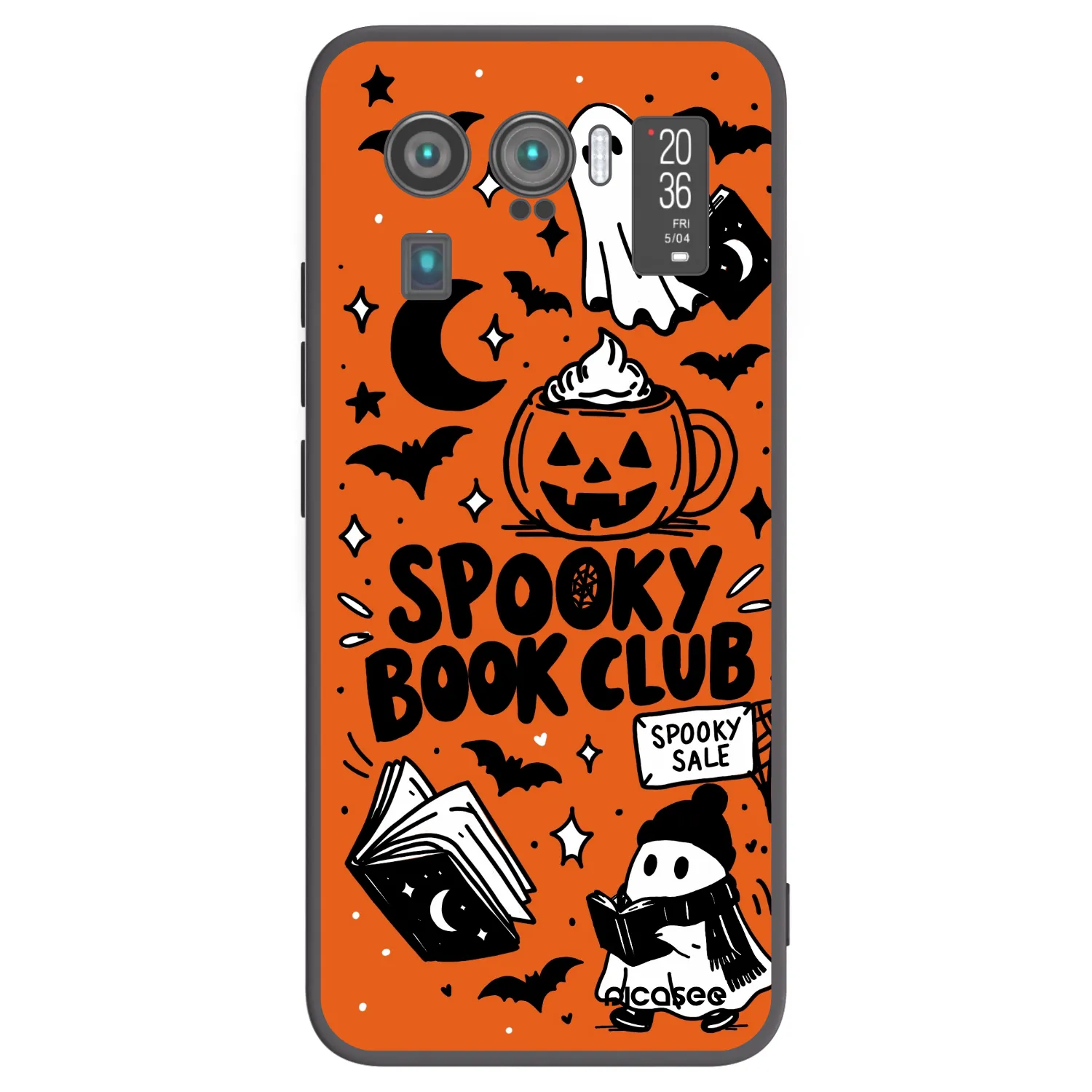 Picasee husă neagră din silicon pentru Xiaomi Mi 11 Ultra - Spooky book club