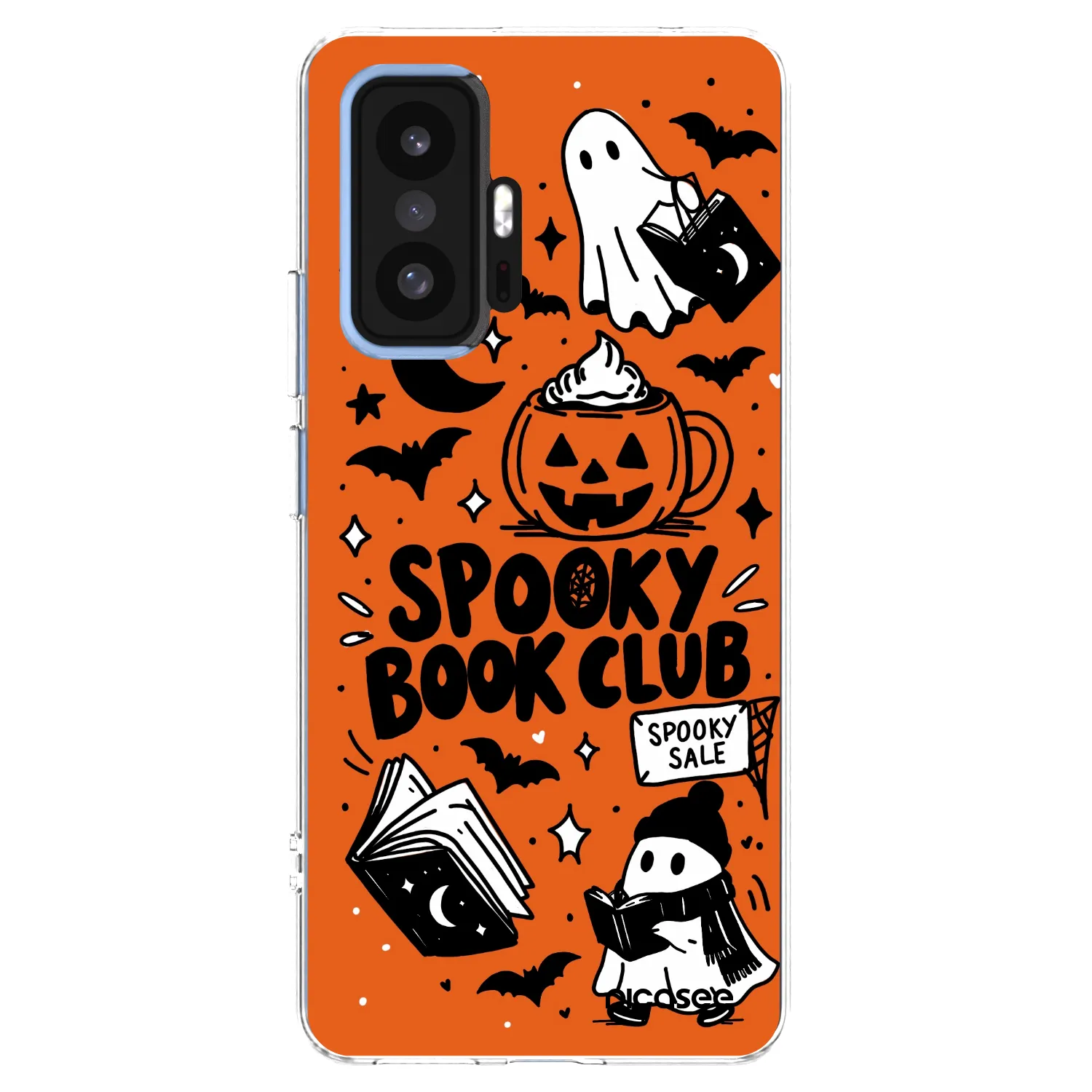 Picasee husă transparentă din silicon pentru Xiaomi 11T - Spooky book club