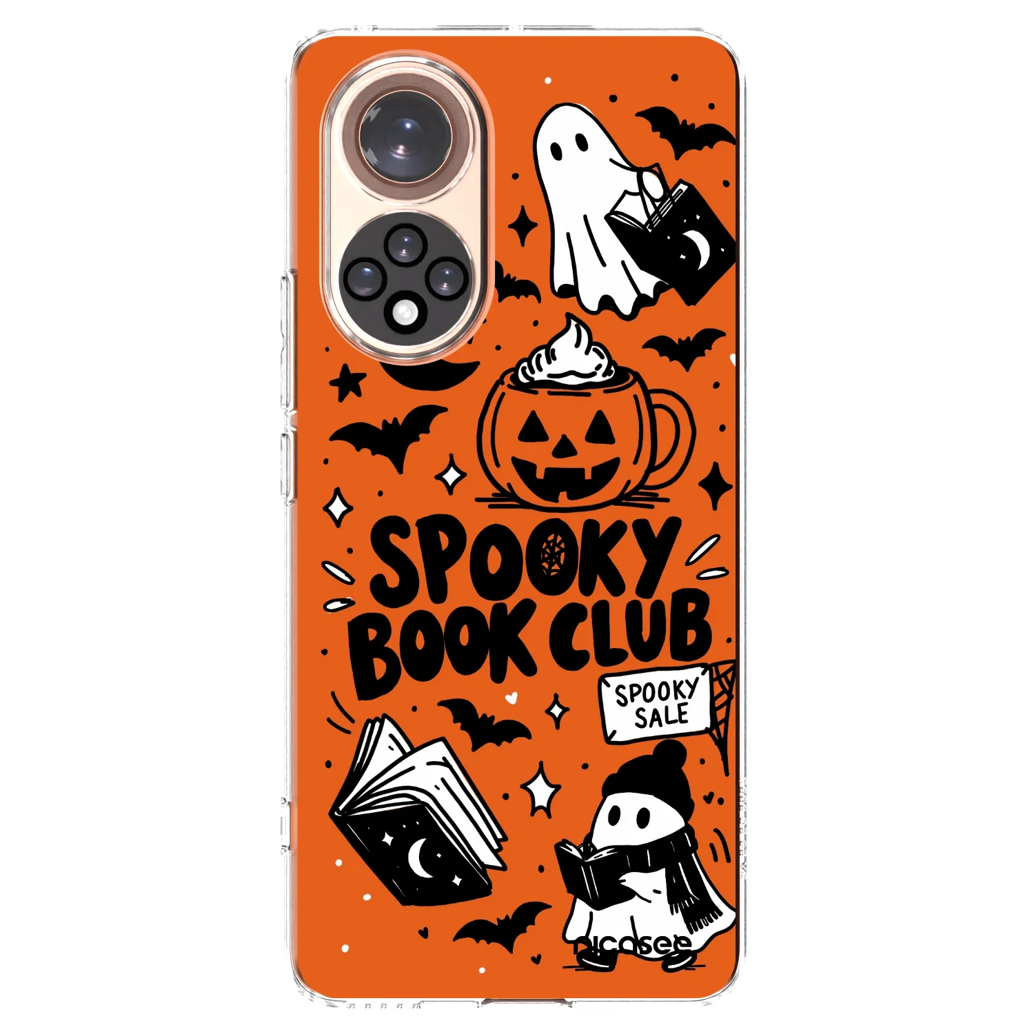 Picasee husă transparentă din silicon pentru Honor 50 5G - Spooky book club