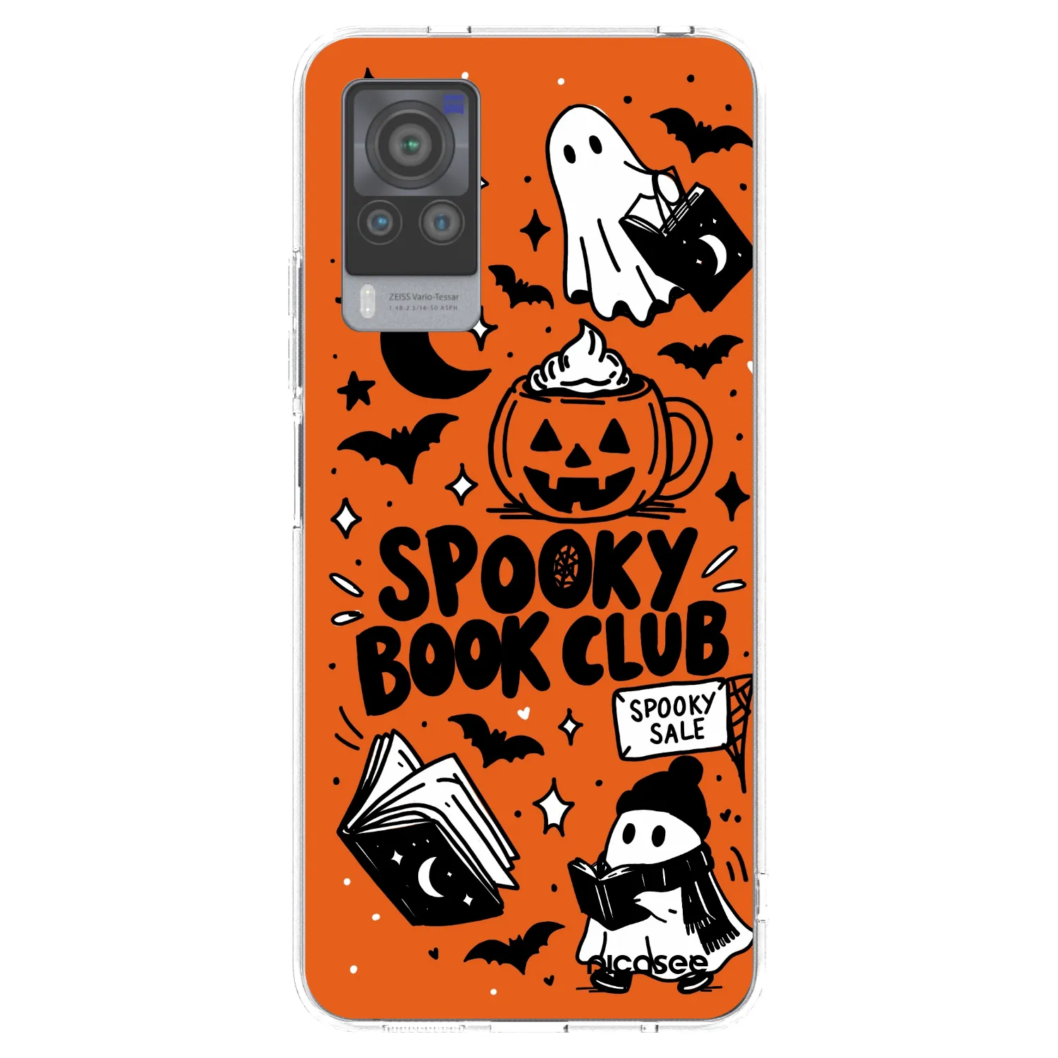 Picasee husă transparentă din silicon pentru Vivo X60 Pro 5G - Spooky book club
