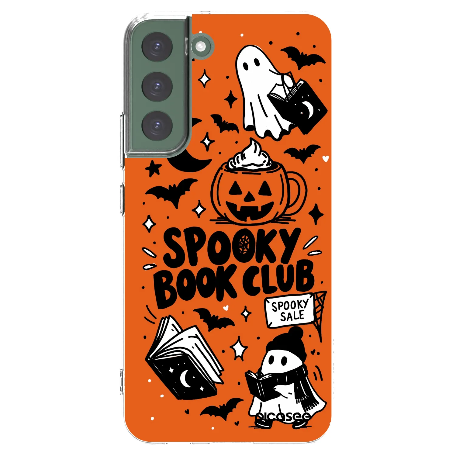 Picasee husă transparentă din silicon pentru Samsung Galaxy S22+ 5G - Spooky book club