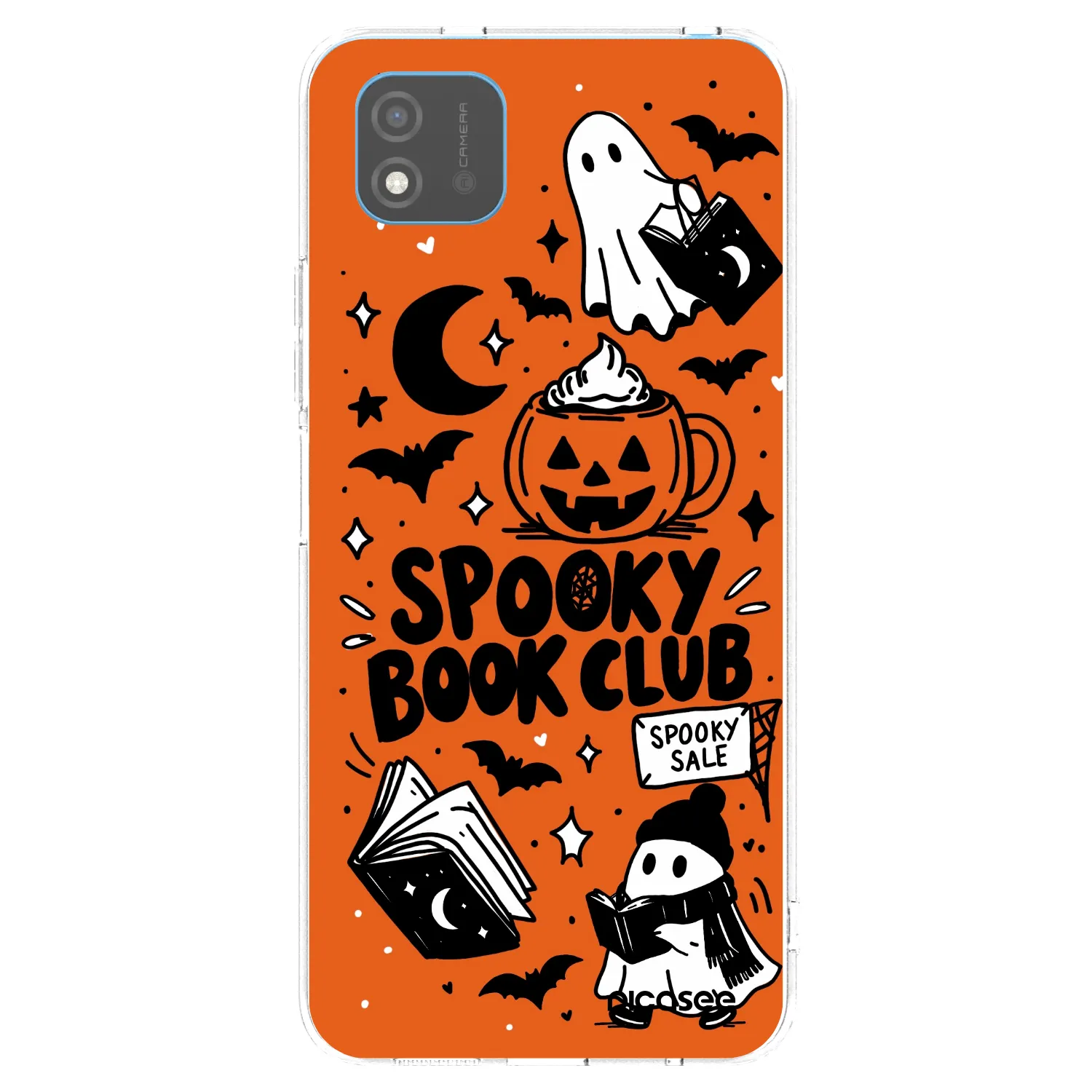 Picasee husă transparentă din silicon pentru Realme C11 (2021) - Spooky book club