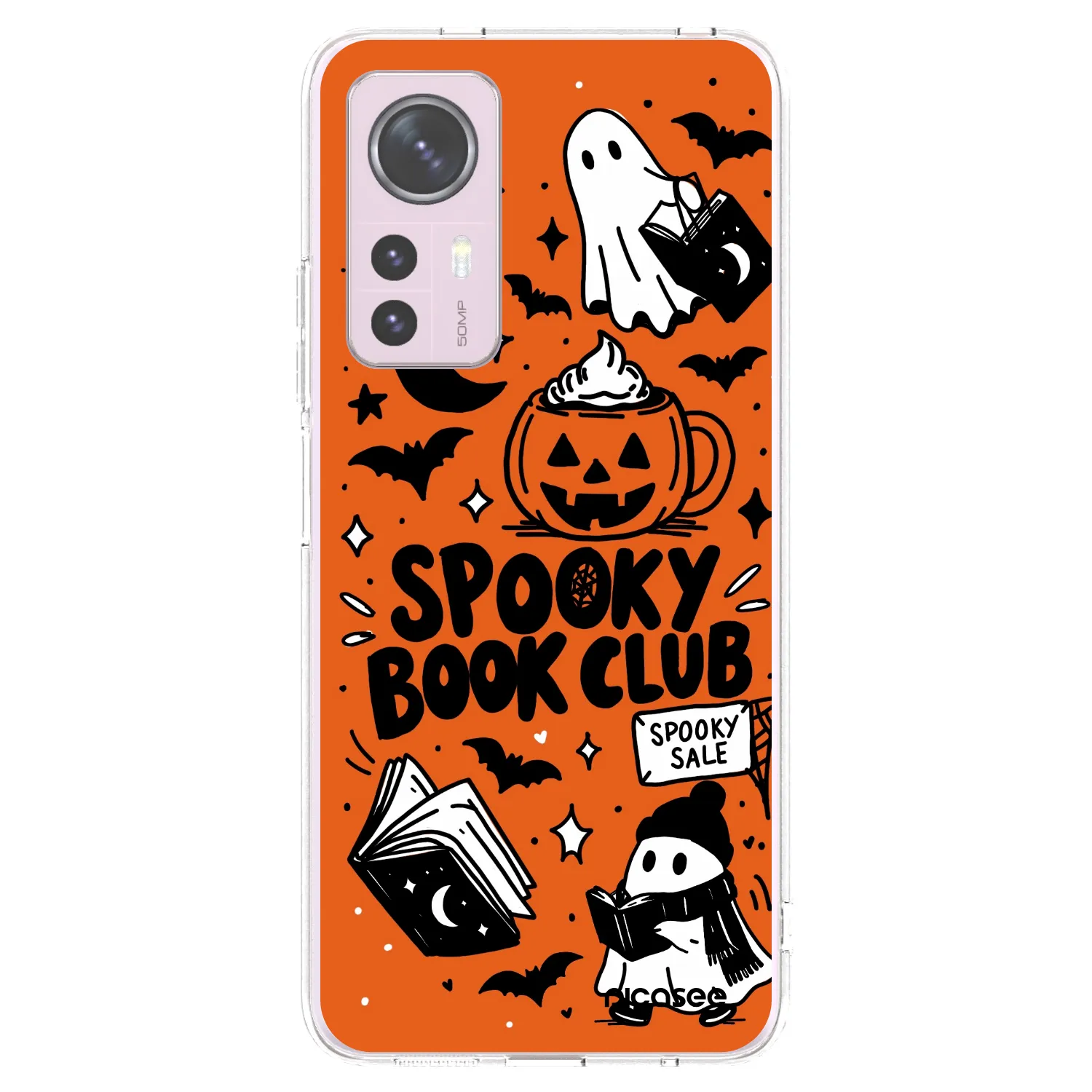 Picasee husă transparentă din silicon pentru Xiaomi 12 - Spooky book club