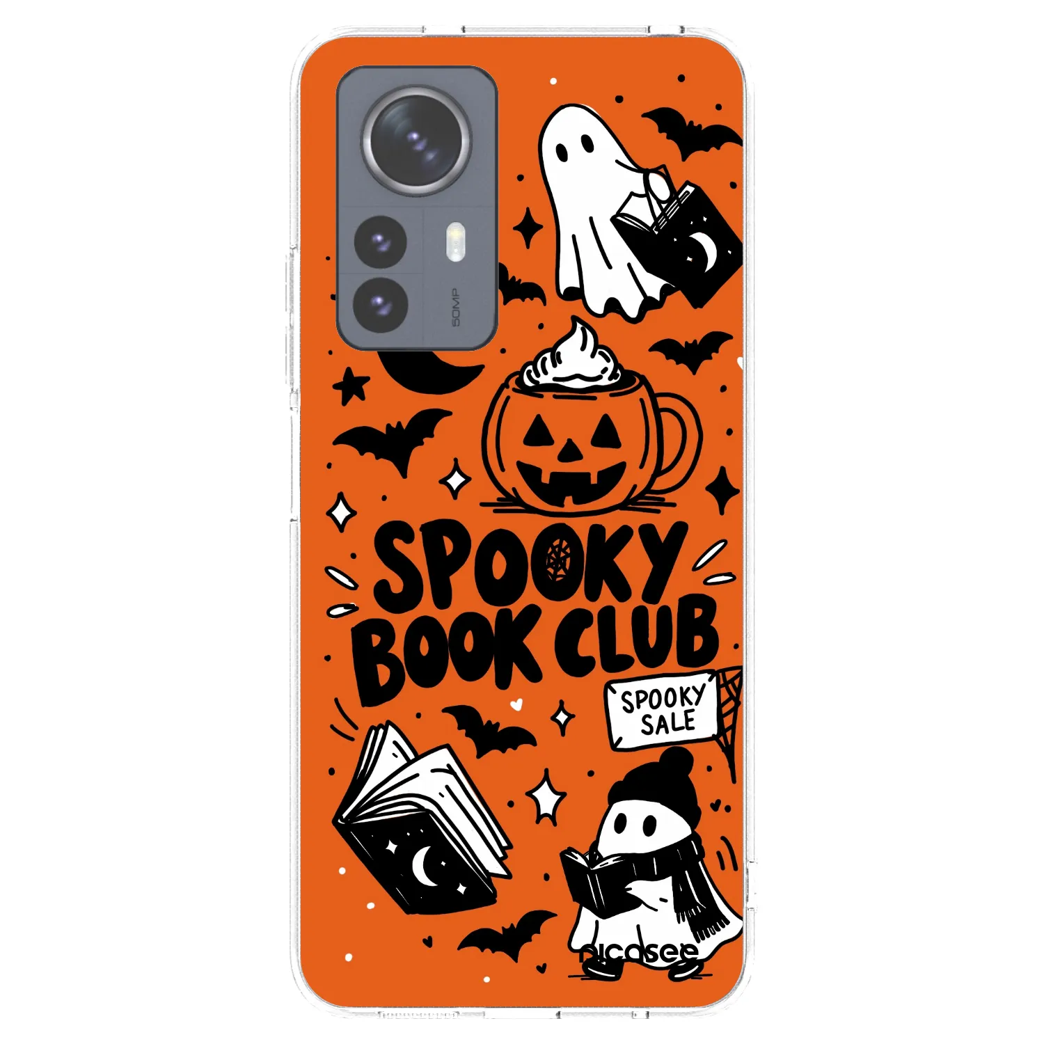 Picasee husă transparentă din silicon pentru Xiaomi 12 Pro - Spooky book club