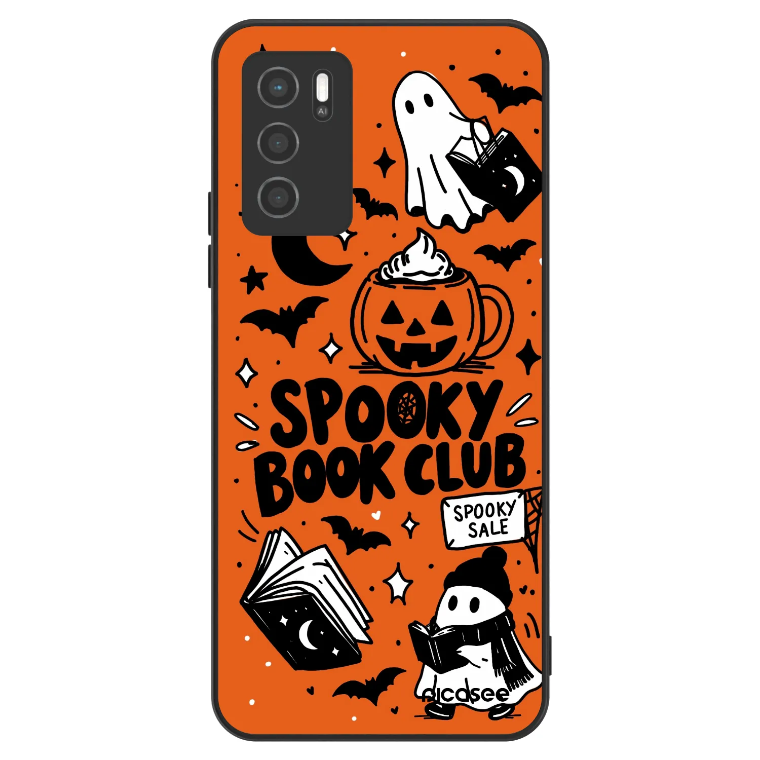 Picasee ULTIMATE CASE pentru OPPO A16 - Spooky book club