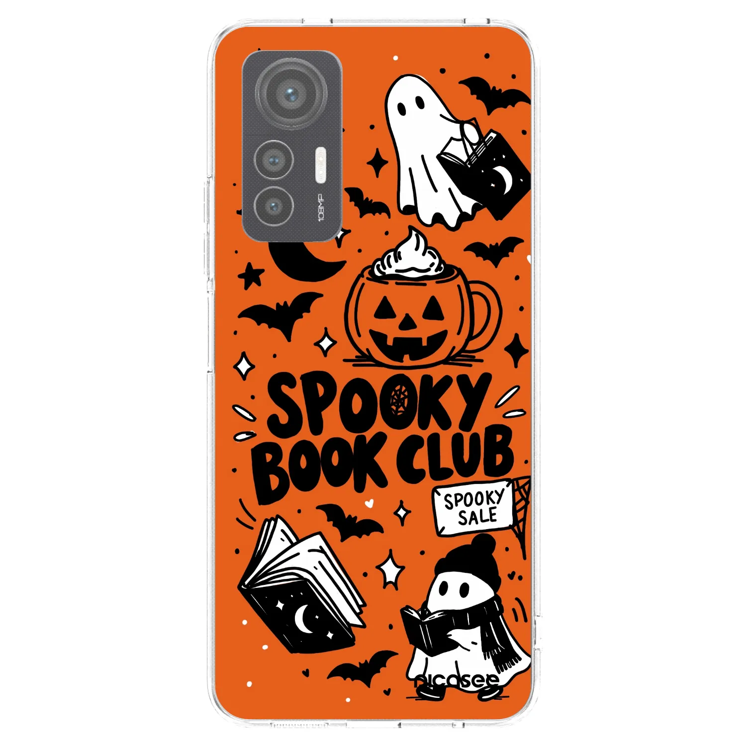 Picasee husă transparentă din silicon pentru Xiaomi 12 Lite - Spooky book club