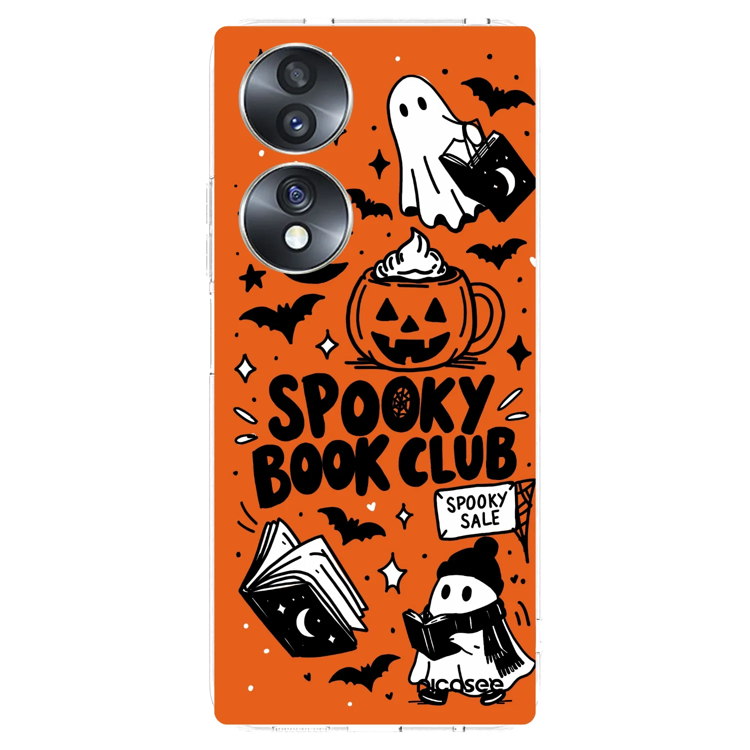 Picasee husă transparentă din silicon pentru Honor 70 - Spooky book club