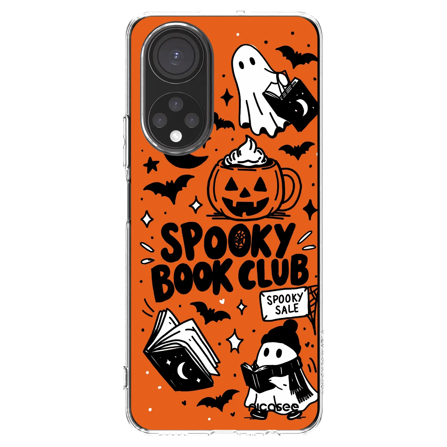 Picasee husă transparentă din silicon pentru Honor X7 - Spooky book club