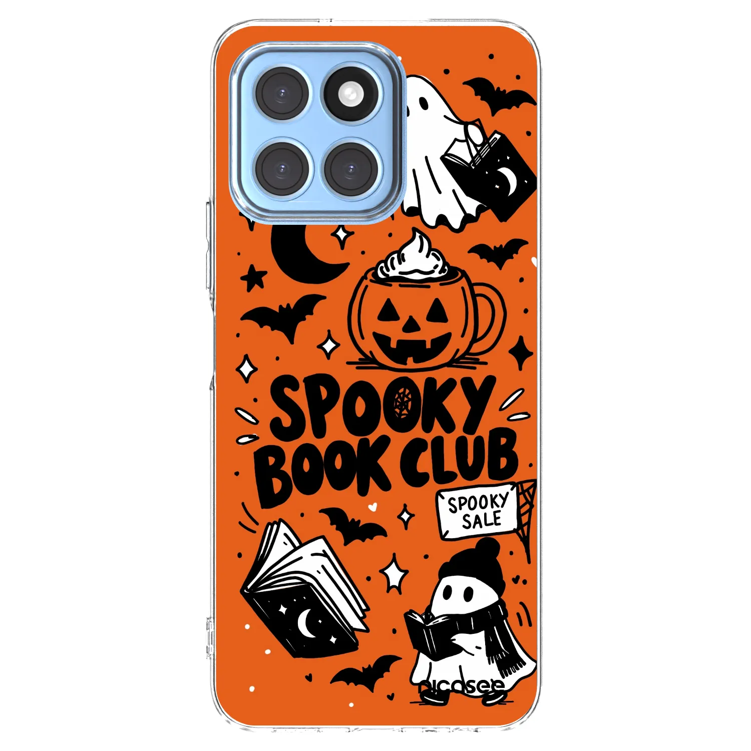 Picasee husă transparentă din silicon pentru Honor X6 - Spooky book club