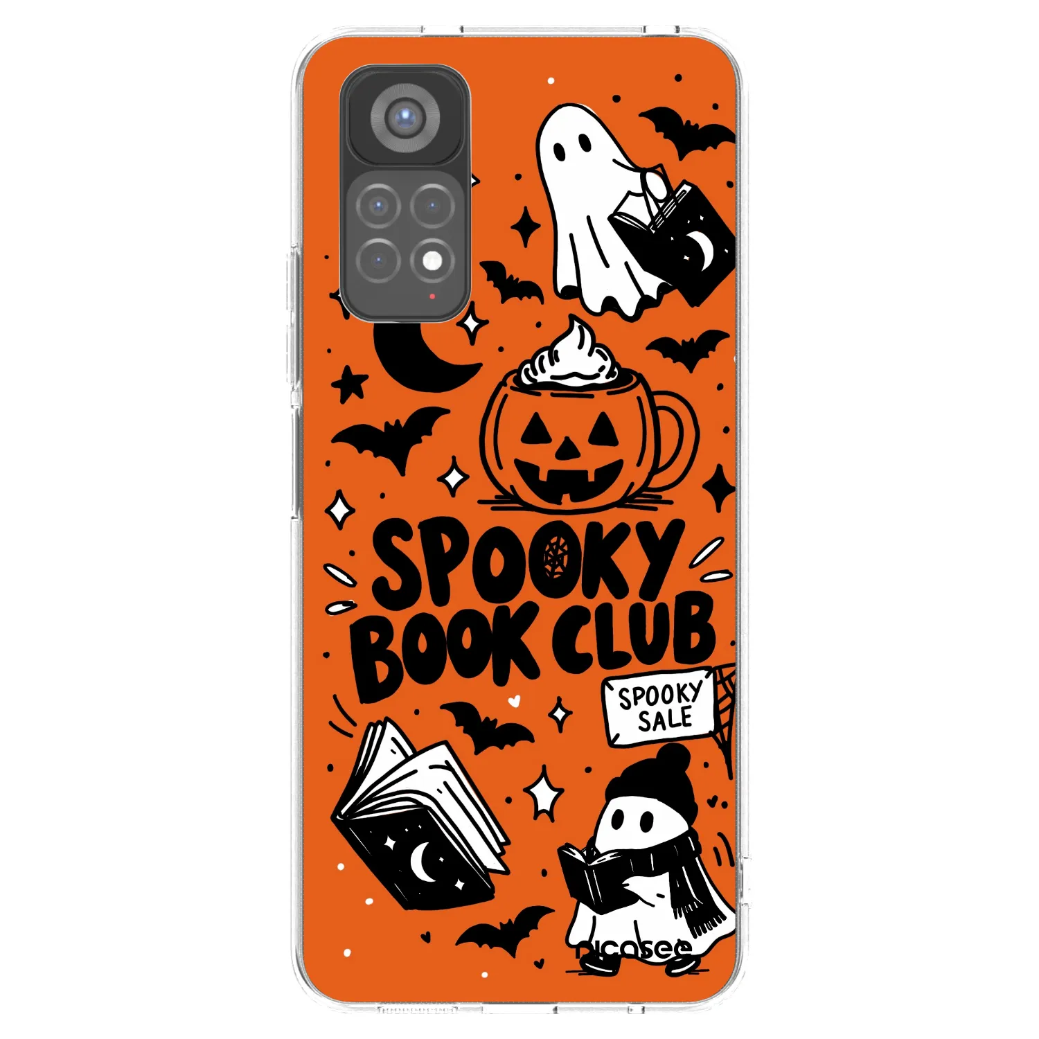 Picasee husă transparentă din silicon pentru Xiaomi Redmi Note 11S 5G - Spooky book club
