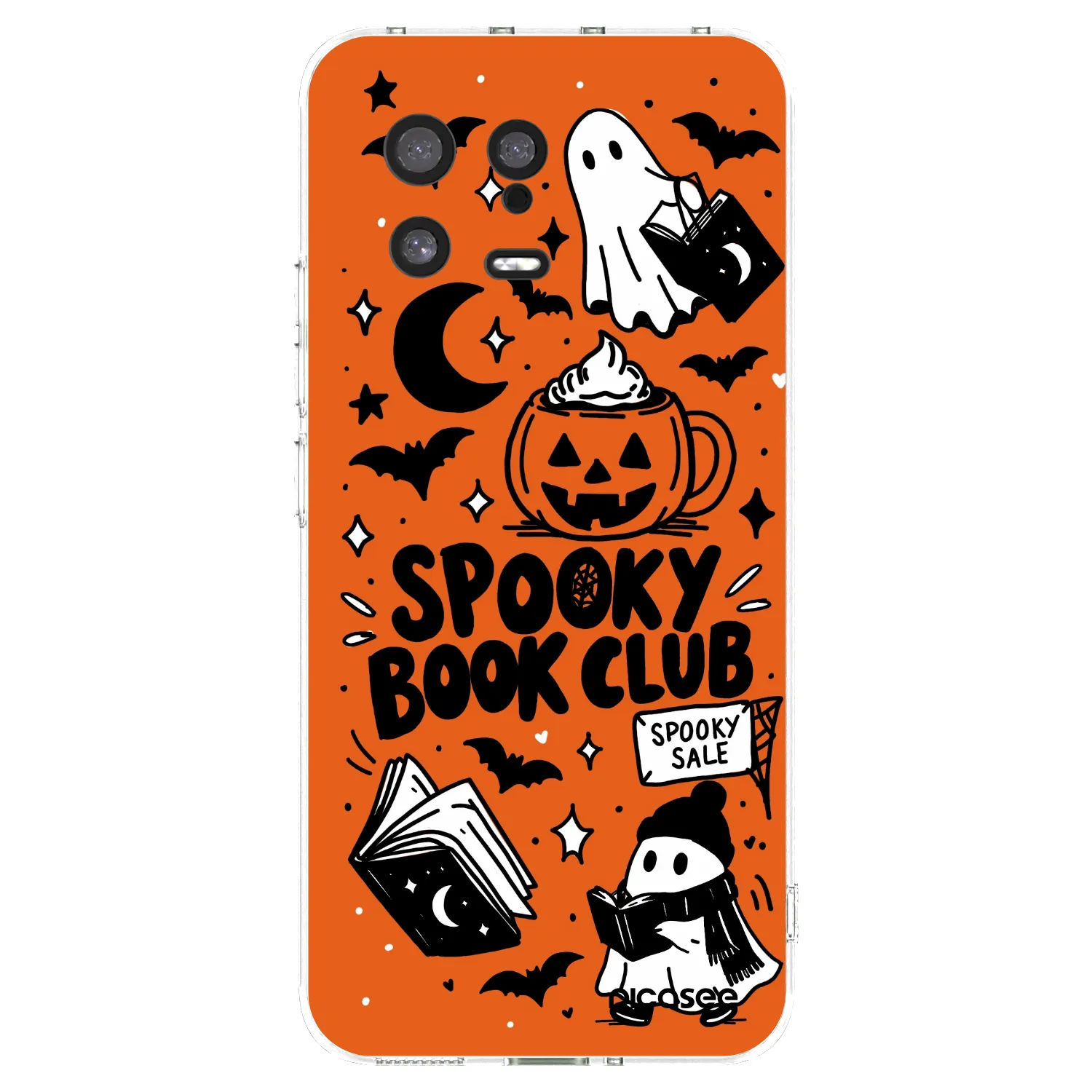 Picasee husă transparentă din silicon pentru Xiaomi 13 - Spooky book club
