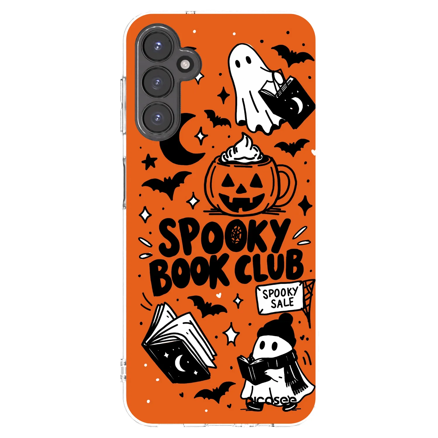 Picasee husă transparentă din silicon pentru Samsung Galaxy A14 5G A146P - Spooky book club