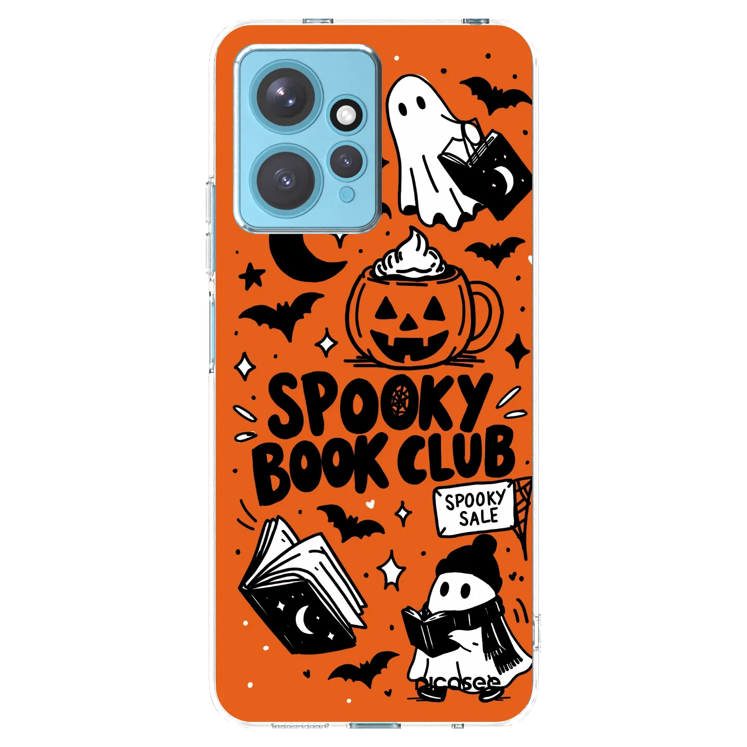 Picasee husă transparentă din silicon pentru Xiaomi Redmi Note 12 4G - Spooky book club