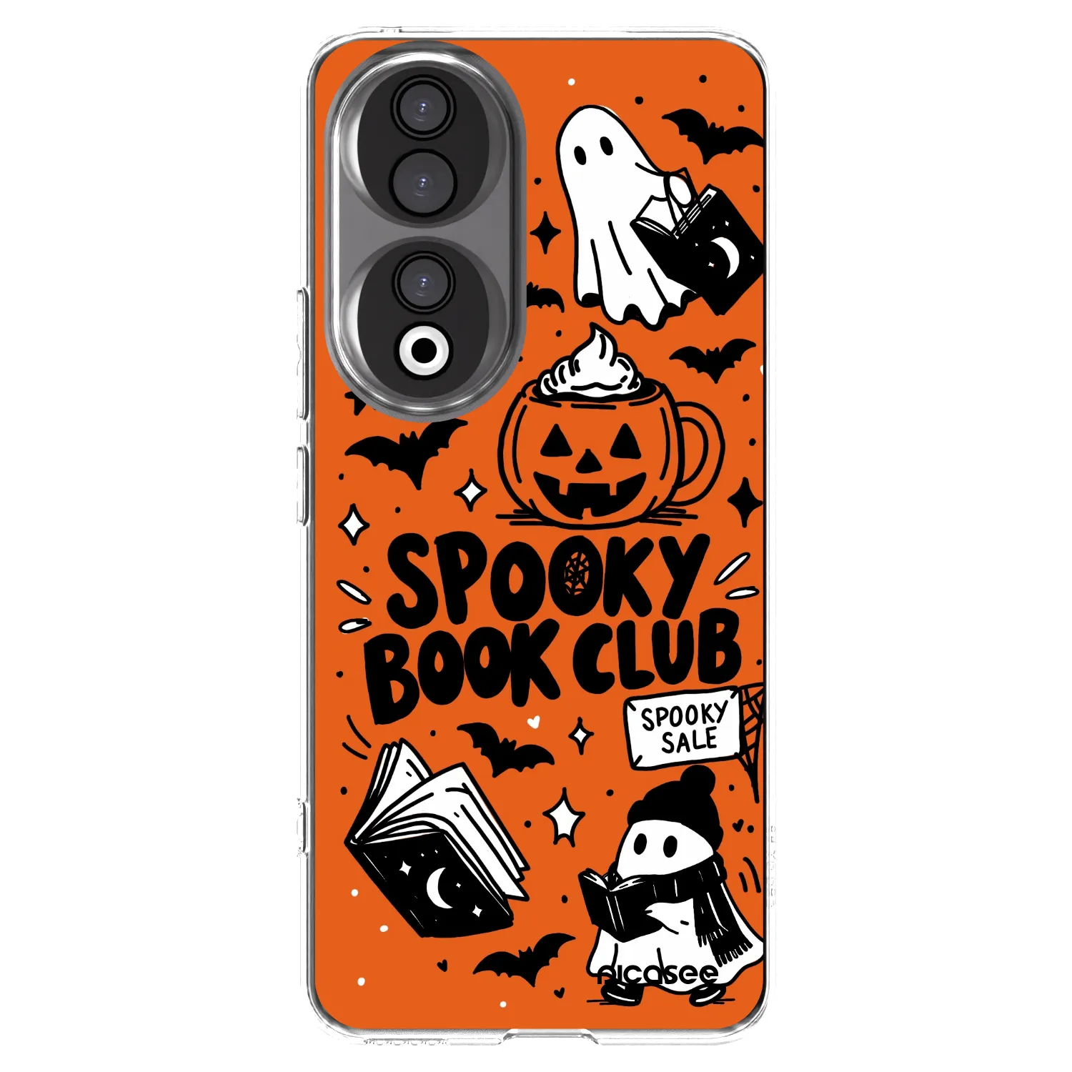 Picasee husă transparentă din silicon pentru Honor 90 5G - Spooky book club