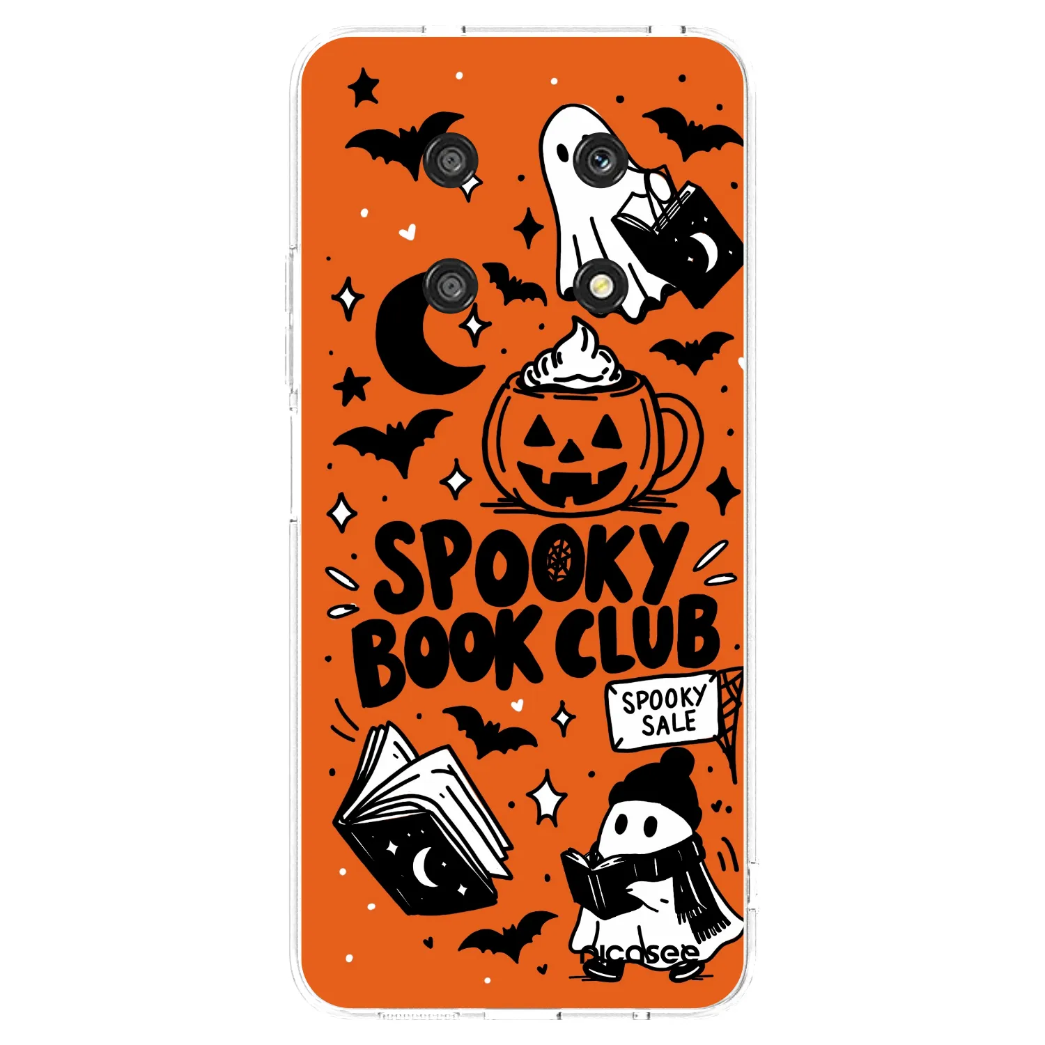 Picasee husă transparentă din silicon pentru Honor Magic4 Lite 5G - Spooky book club