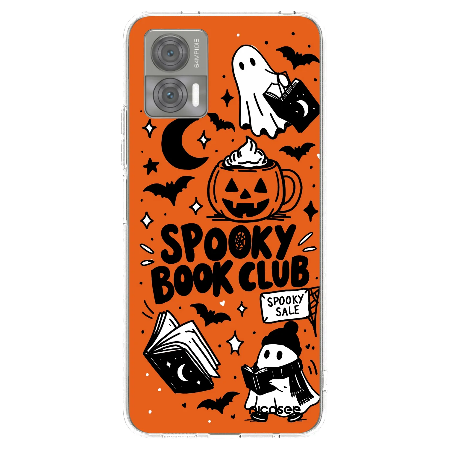 Picasee husă transparentă din silicon pentru Motorola Edge 30 Neo - Spooky book club