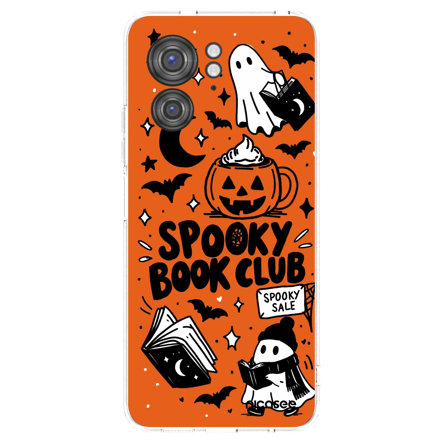 Picasee husă transparentă din silicon pentru Motorola Edge 40 - Spooky book club