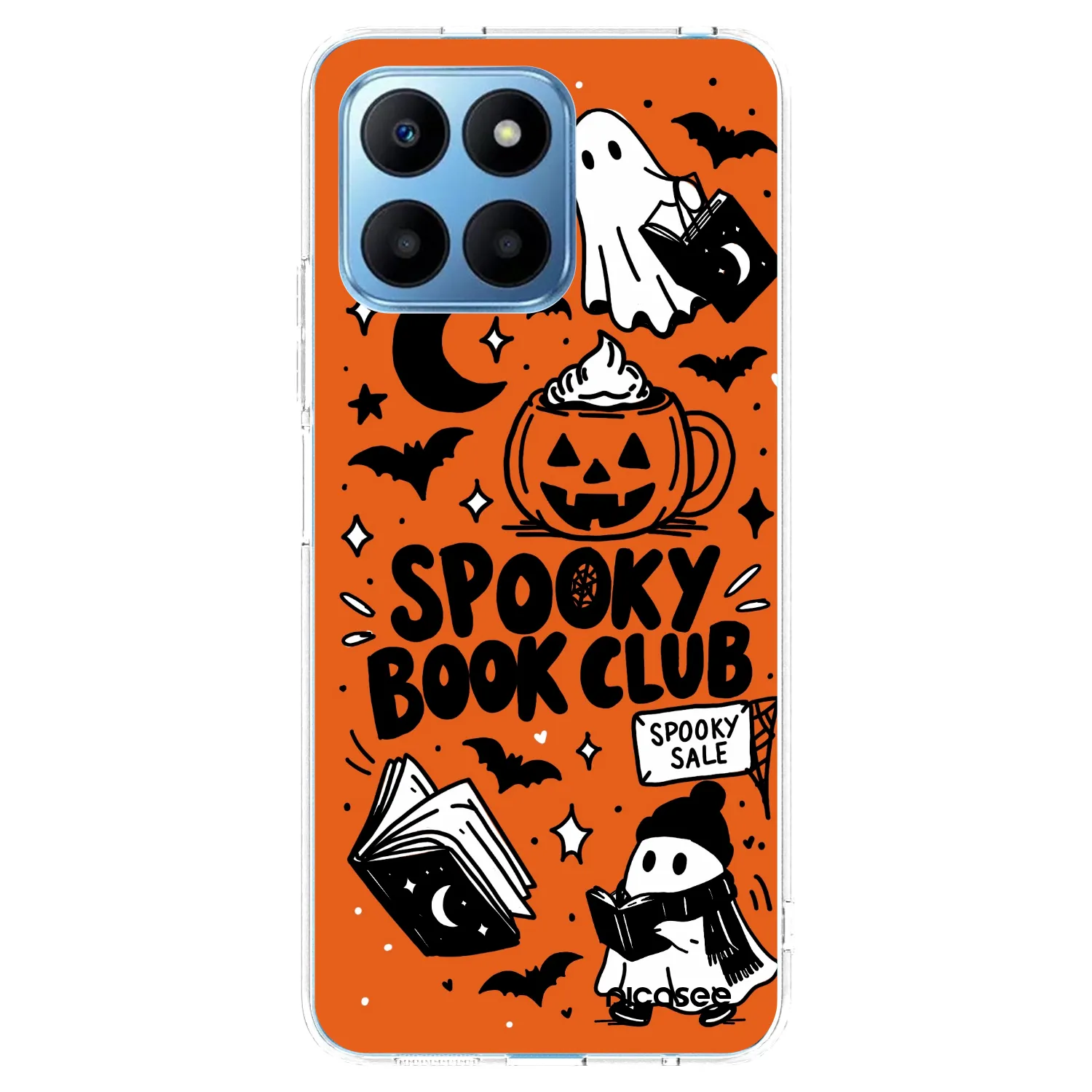 Picasee husă transparentă din silicon pentru Honor 70 Lite - Spooky book club