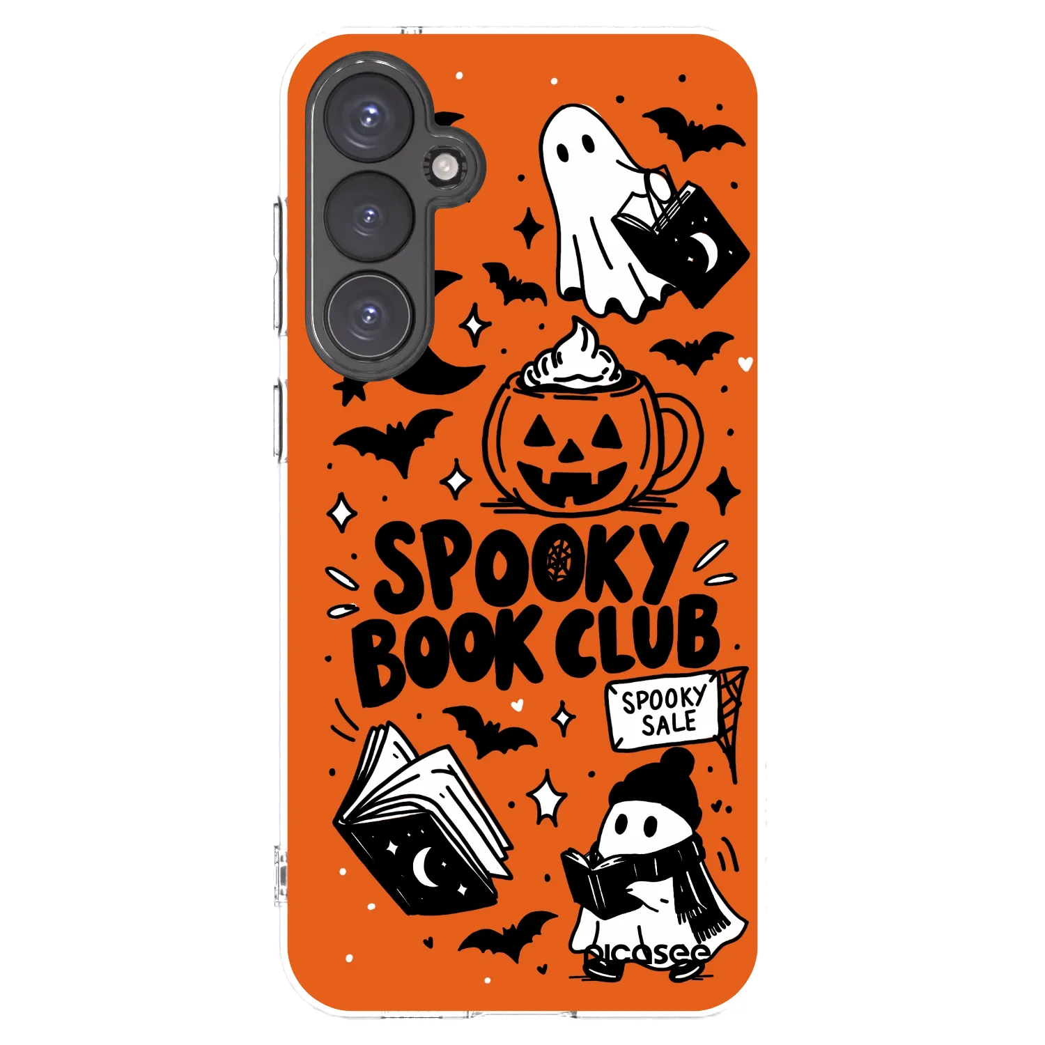 Picasee husă transparentă din silicon pentru Samsung Galaxy S23 FE S711B - Spooky book club