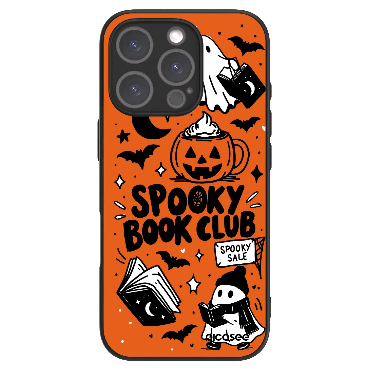 Picasee ULTIMATE CASE MagSafe pentru Apple iPhone 16 Pro - Spooky book club