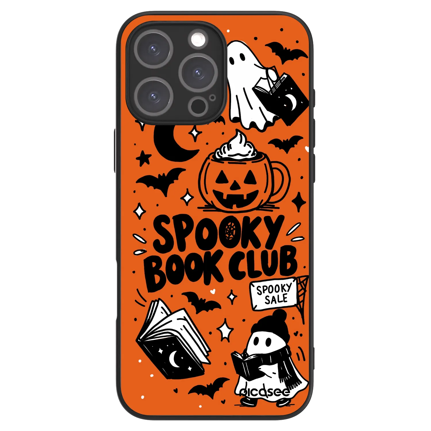 Picasee ULTIMATE CASE MagSafe pentru Apple iPhone 16 Pro Max - Spooky book club