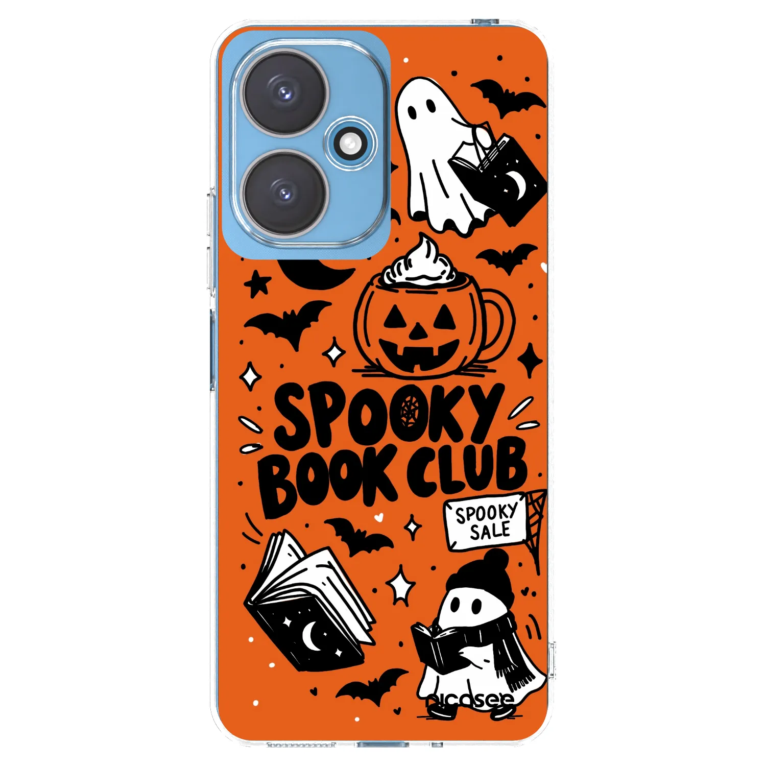 Picasee husă transparentă din silicon pentru Xiaomi Redmi 13C 5G - Spooky book club