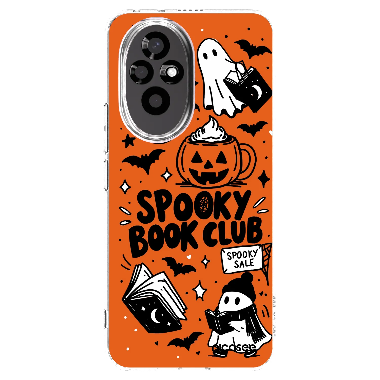 Picasee husă transparentă din silicon pentru Honor 200 Pro 5G - Spooky book club